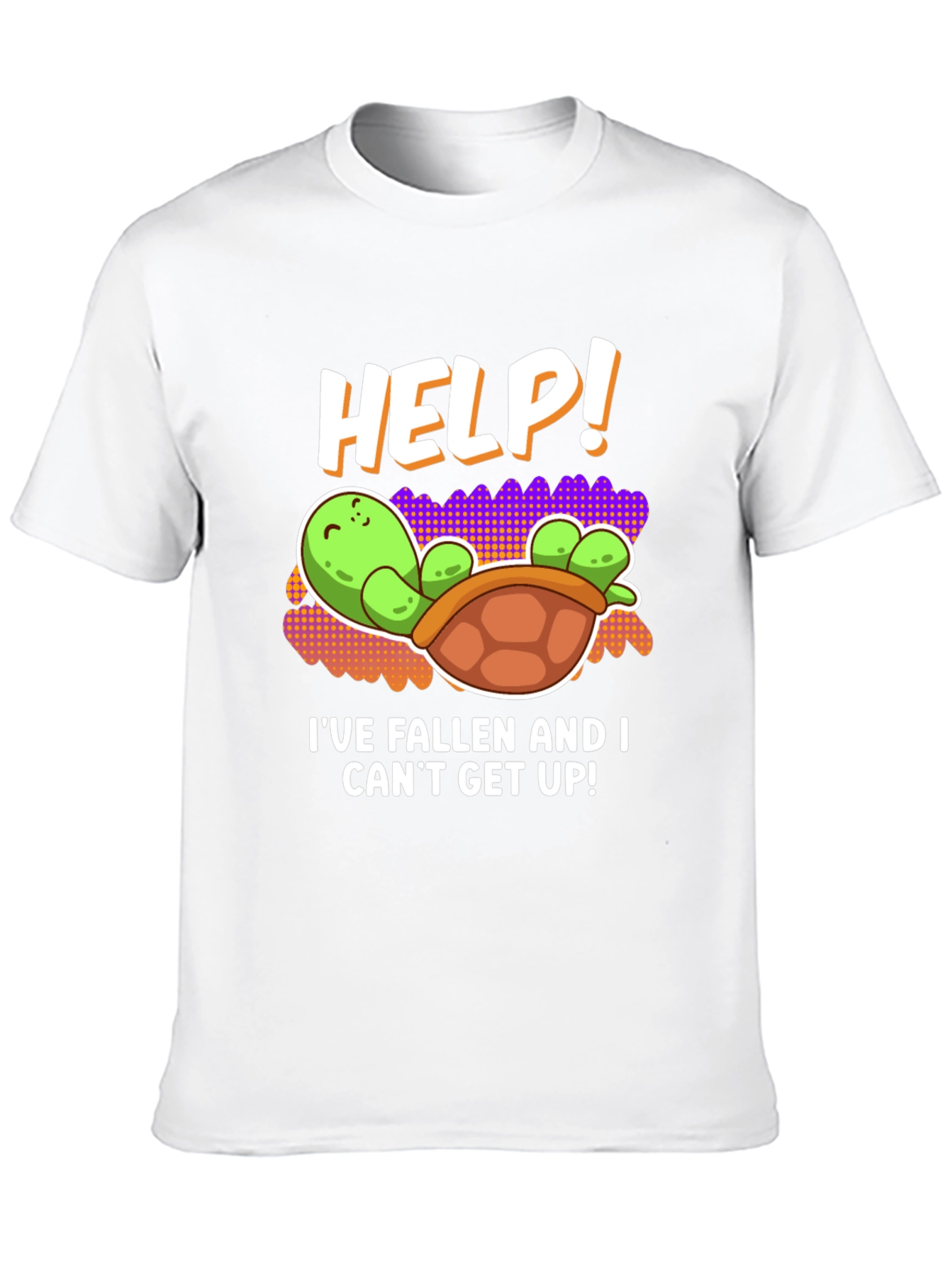 Help! Turtle Tee - Ive Fallen Humor T-Shirt