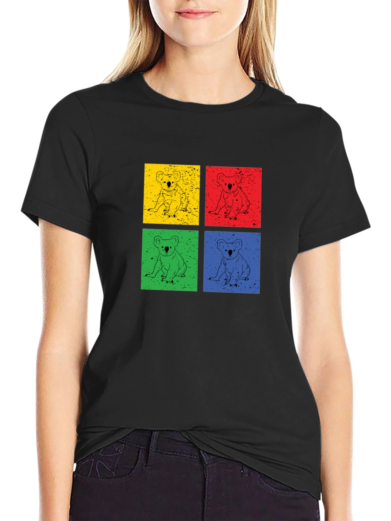 Koala Pop Art Graphic T-Shirt