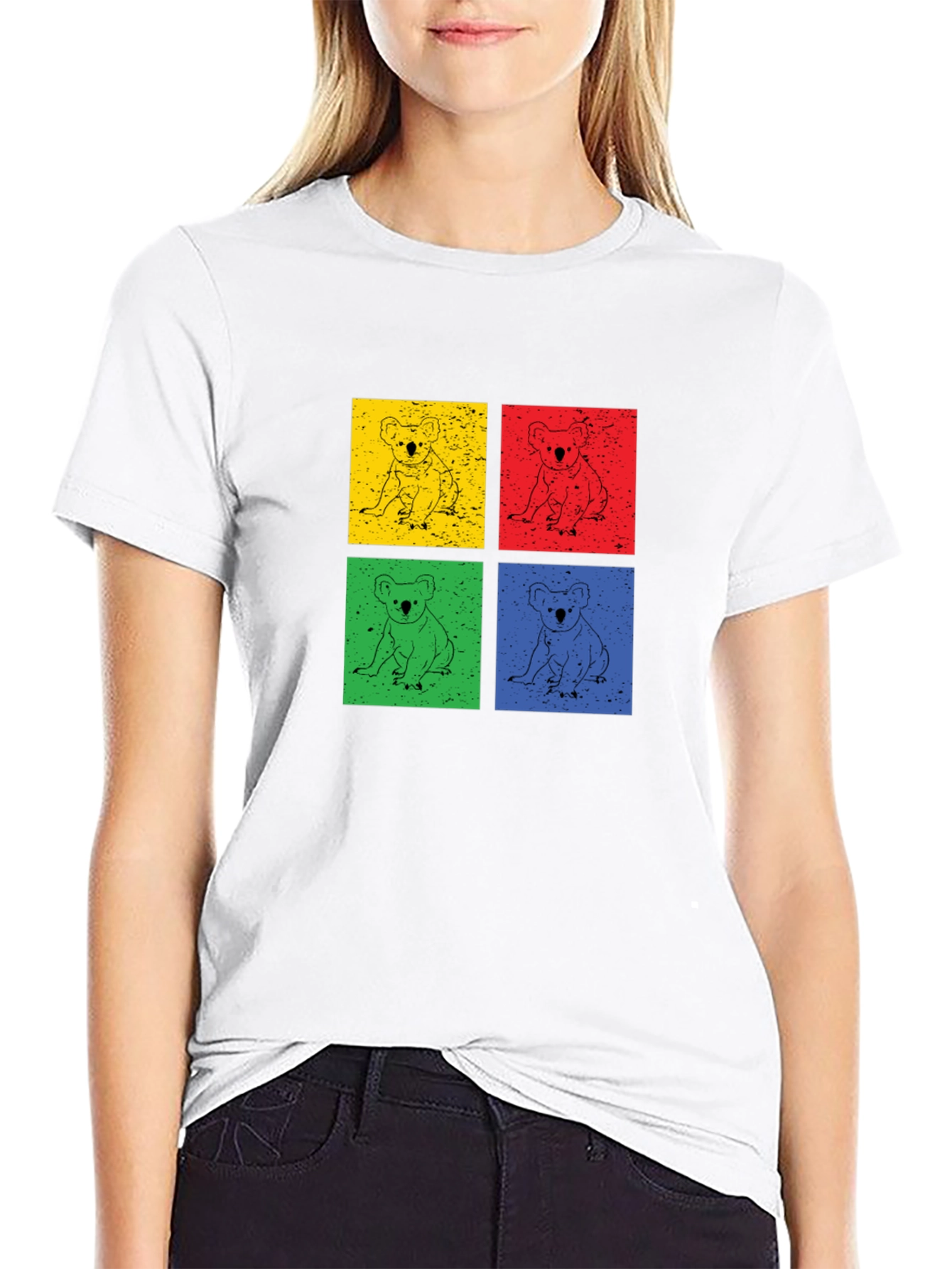 Koala Pop Art Graphic T-Shirt