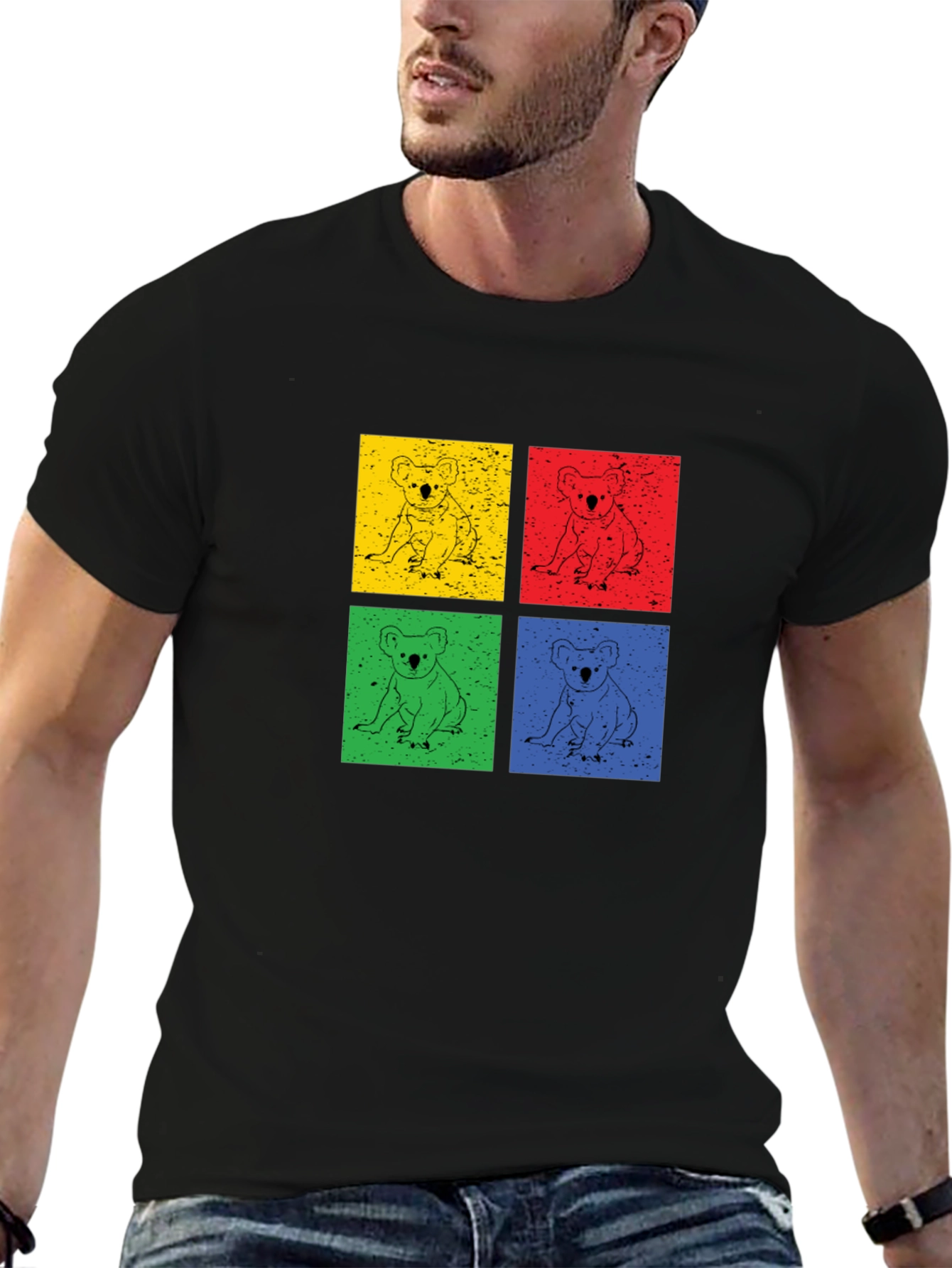 Koala Pop Art Graphic T-Shirt