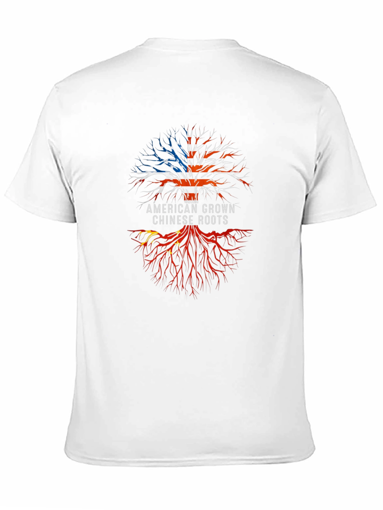 American Grown Chinese Roots Graphic Tee