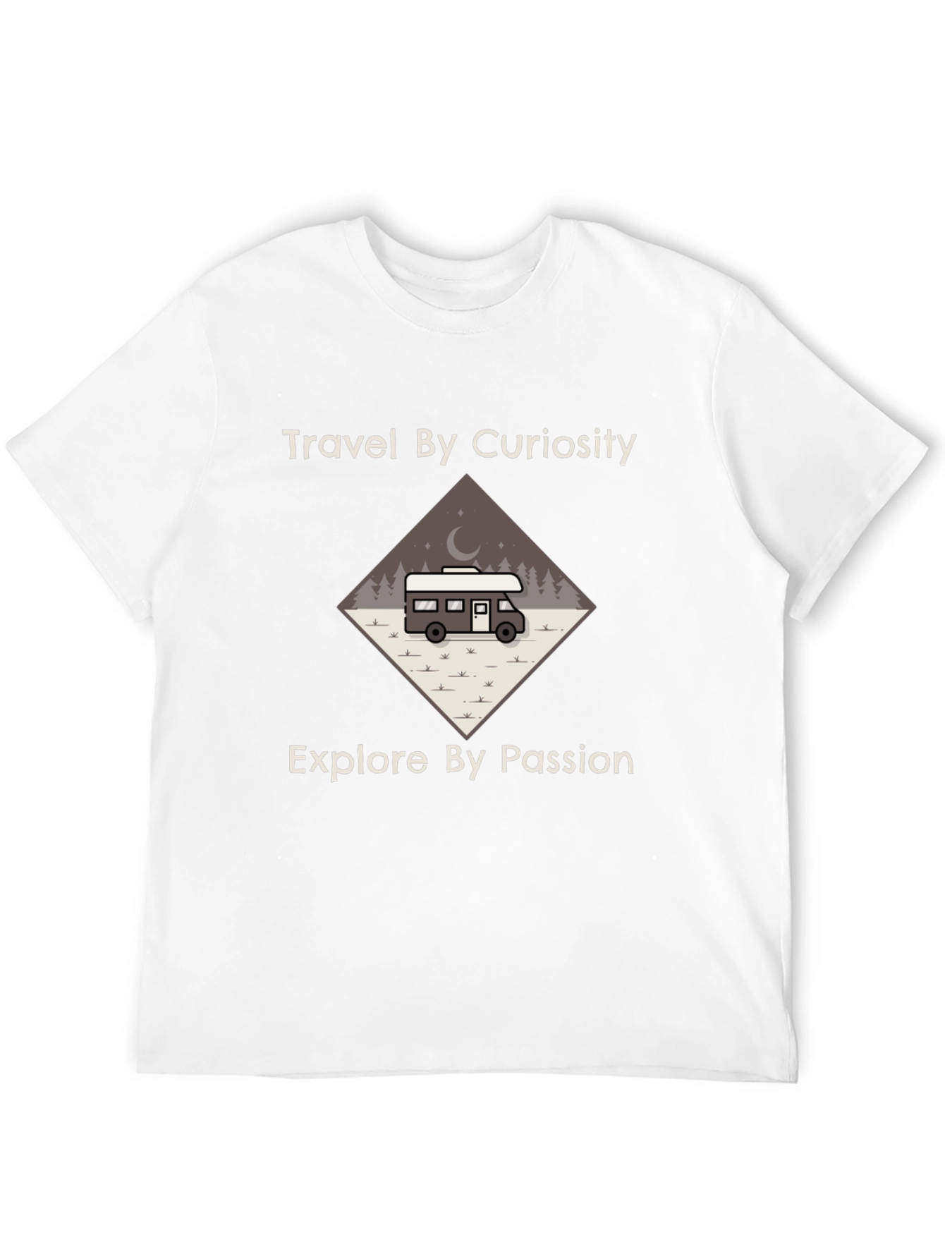 Travel by Curiosity T-Shirt - Explore Passion
