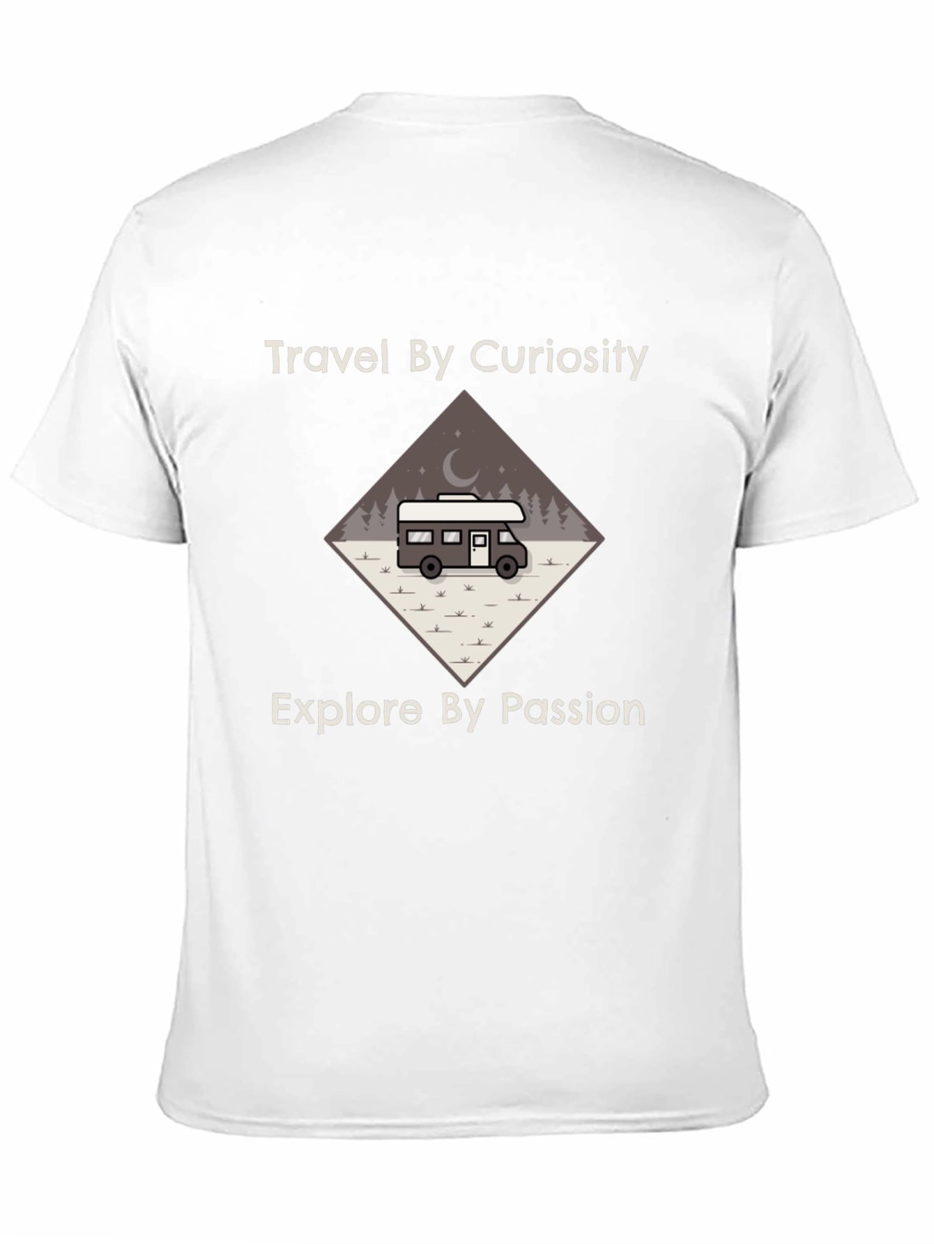 Travel by Curiosity T-Shirt - Explore Passion