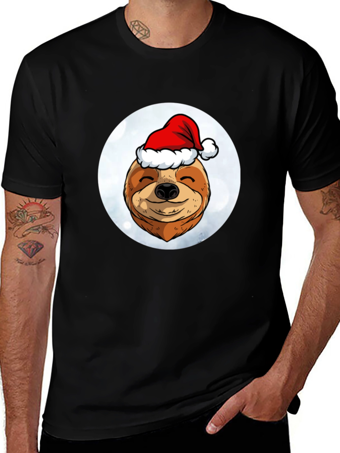 Sloth Santa T-Shirt