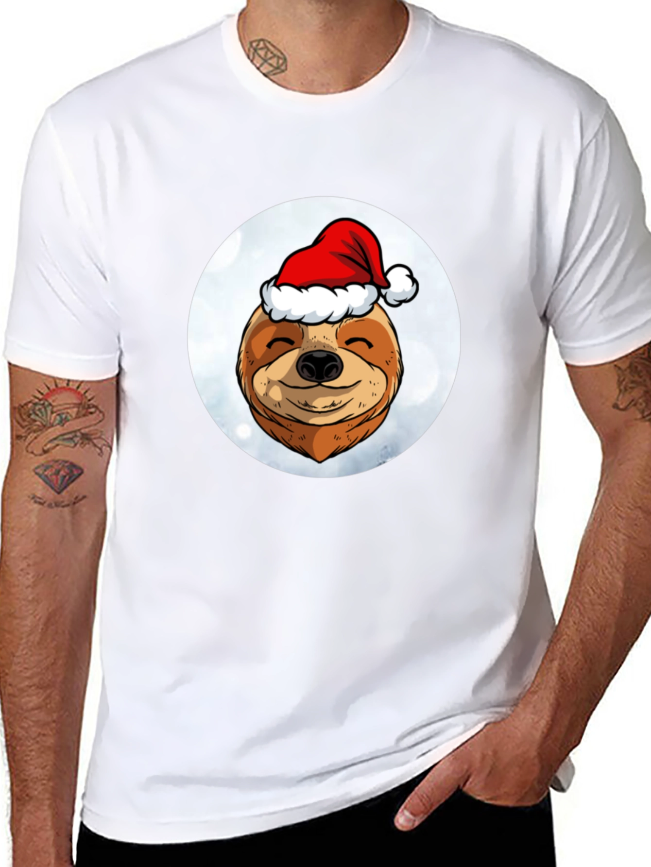 Sloth Santa T-Shirt