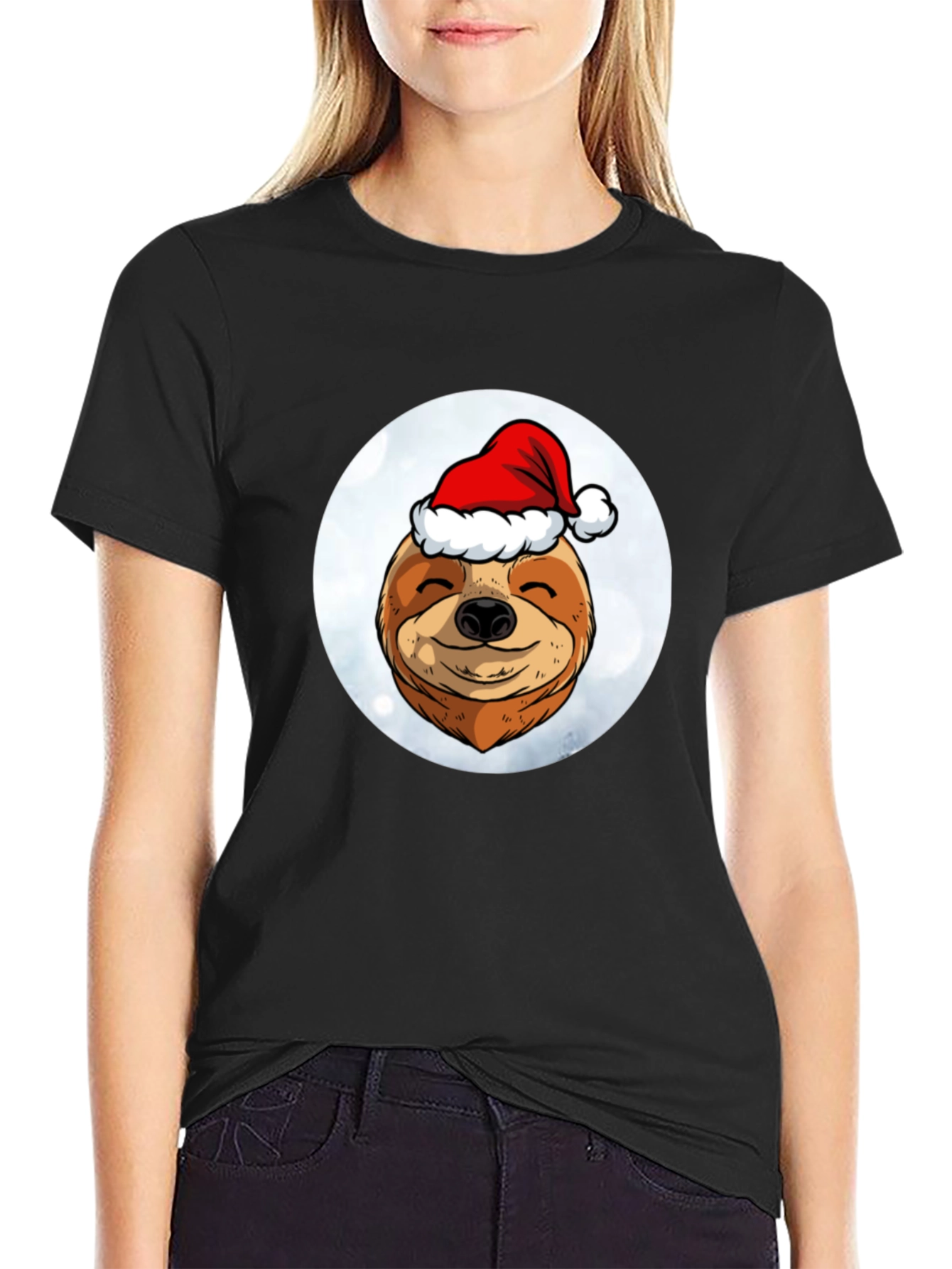 Sloth Santa T-Shirt
