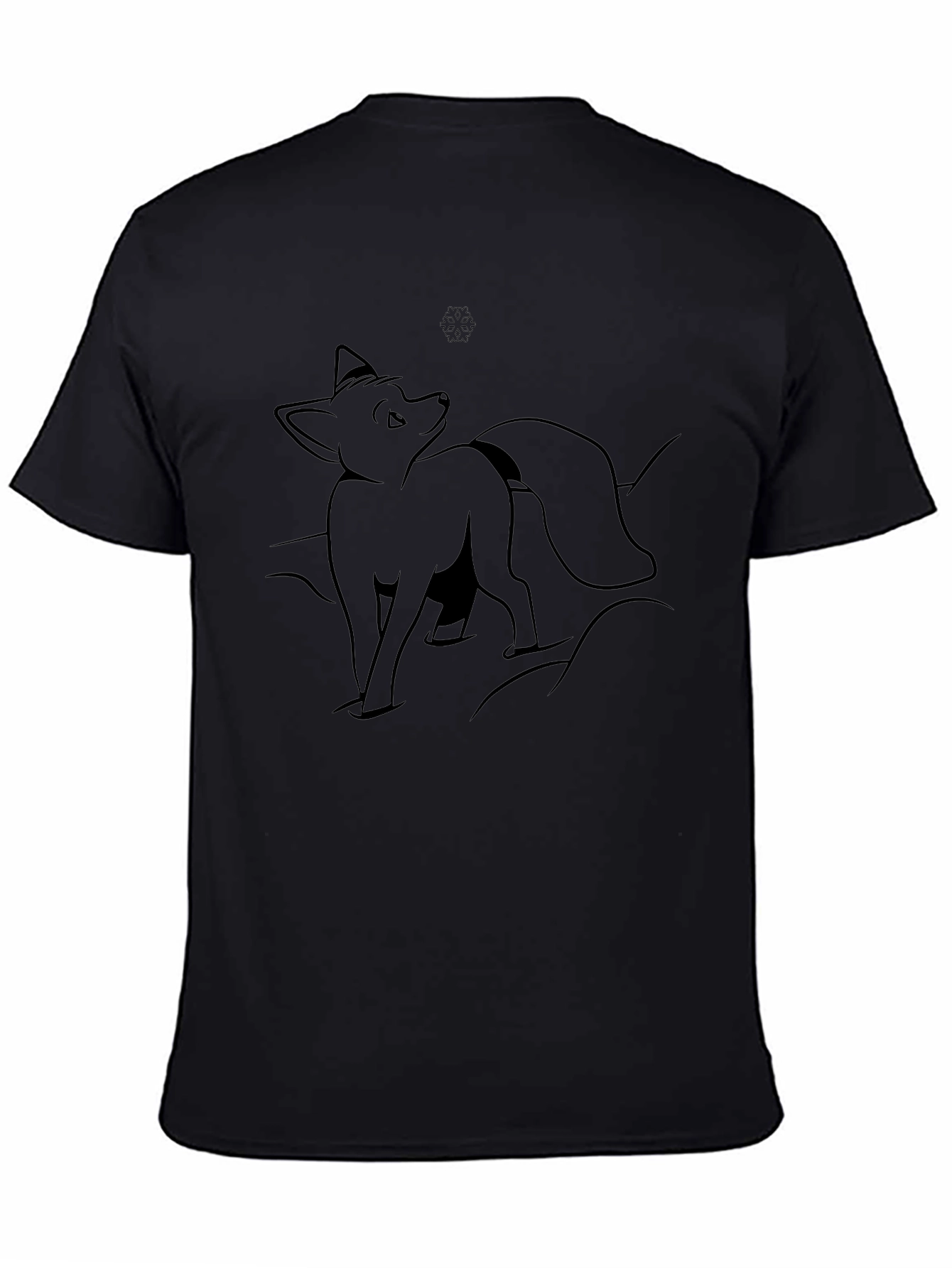 Fox Silhouette Black T-Shirt