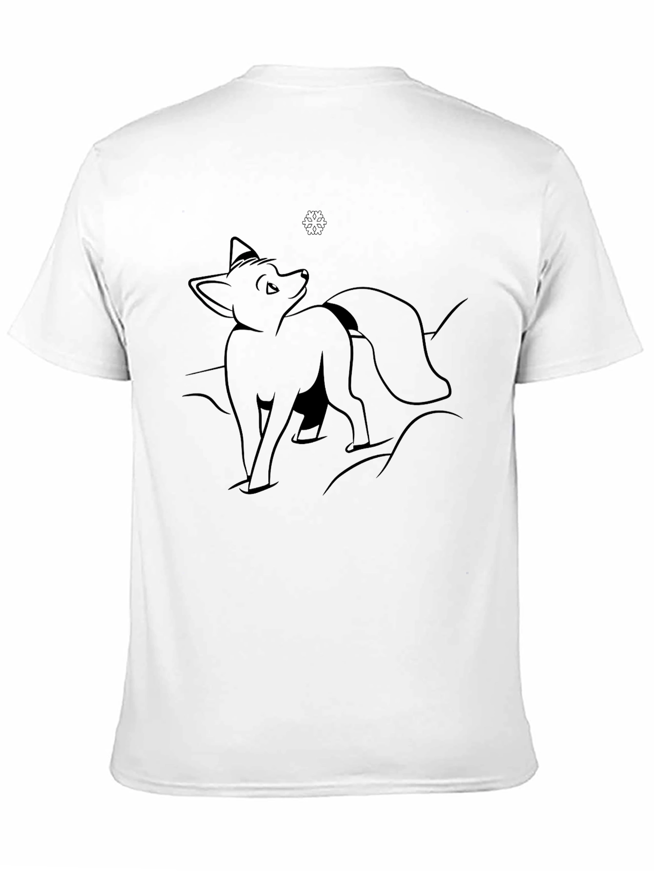 Fox Silhouette Black T-Shirt