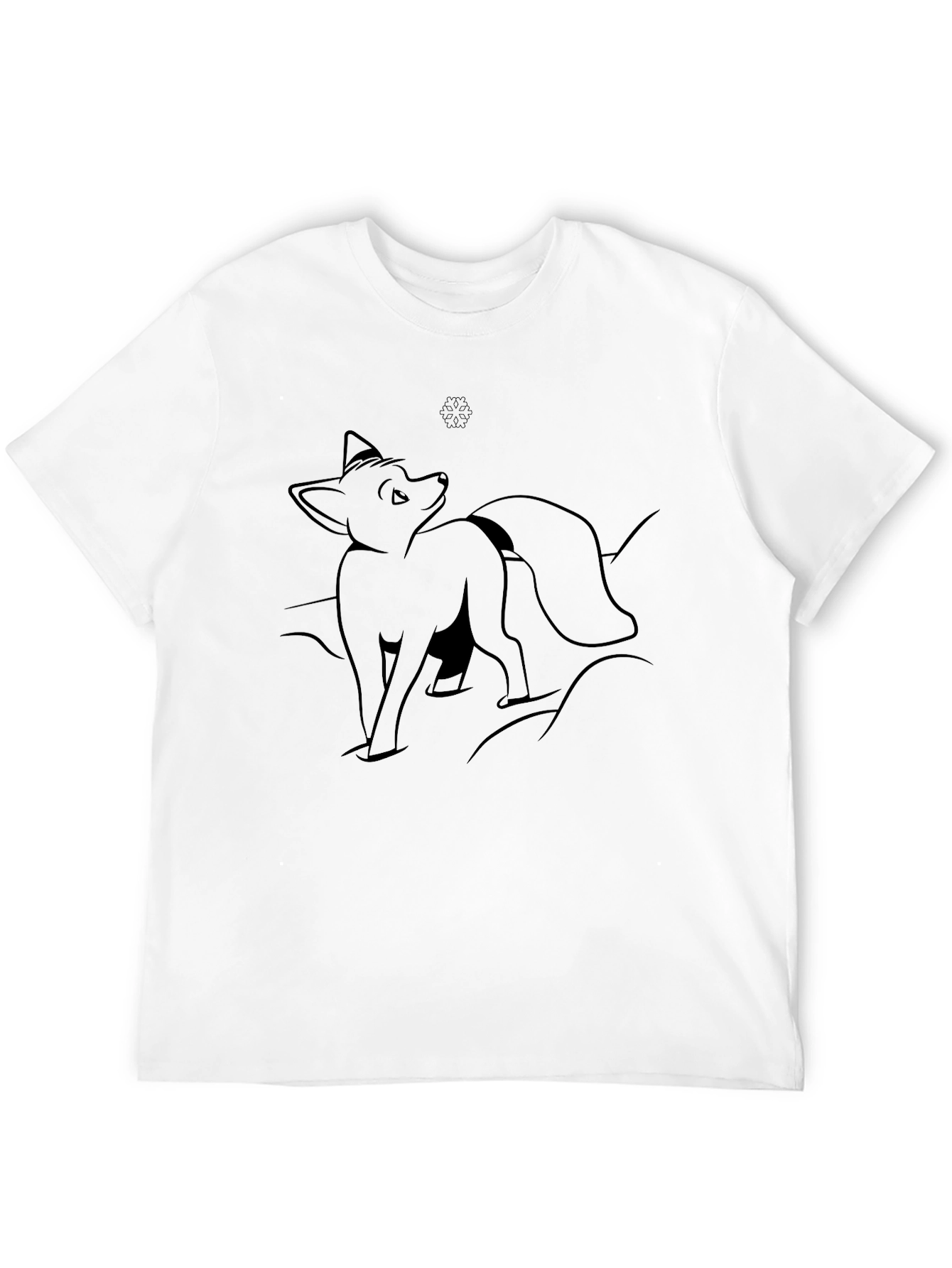 Fox Silhouette Black T-Shirt