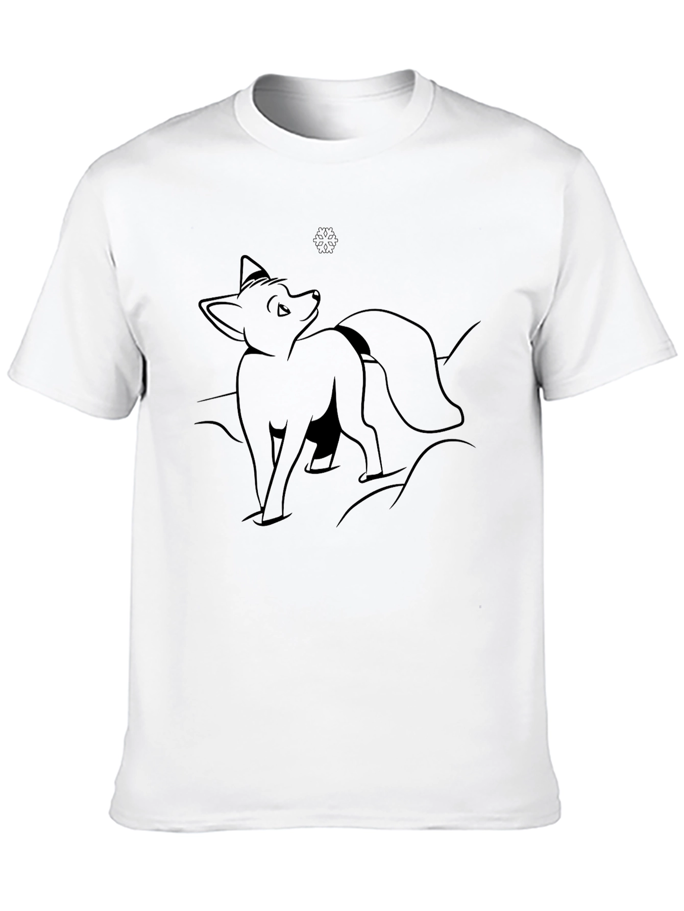 Fox Silhouette Black T-Shirt