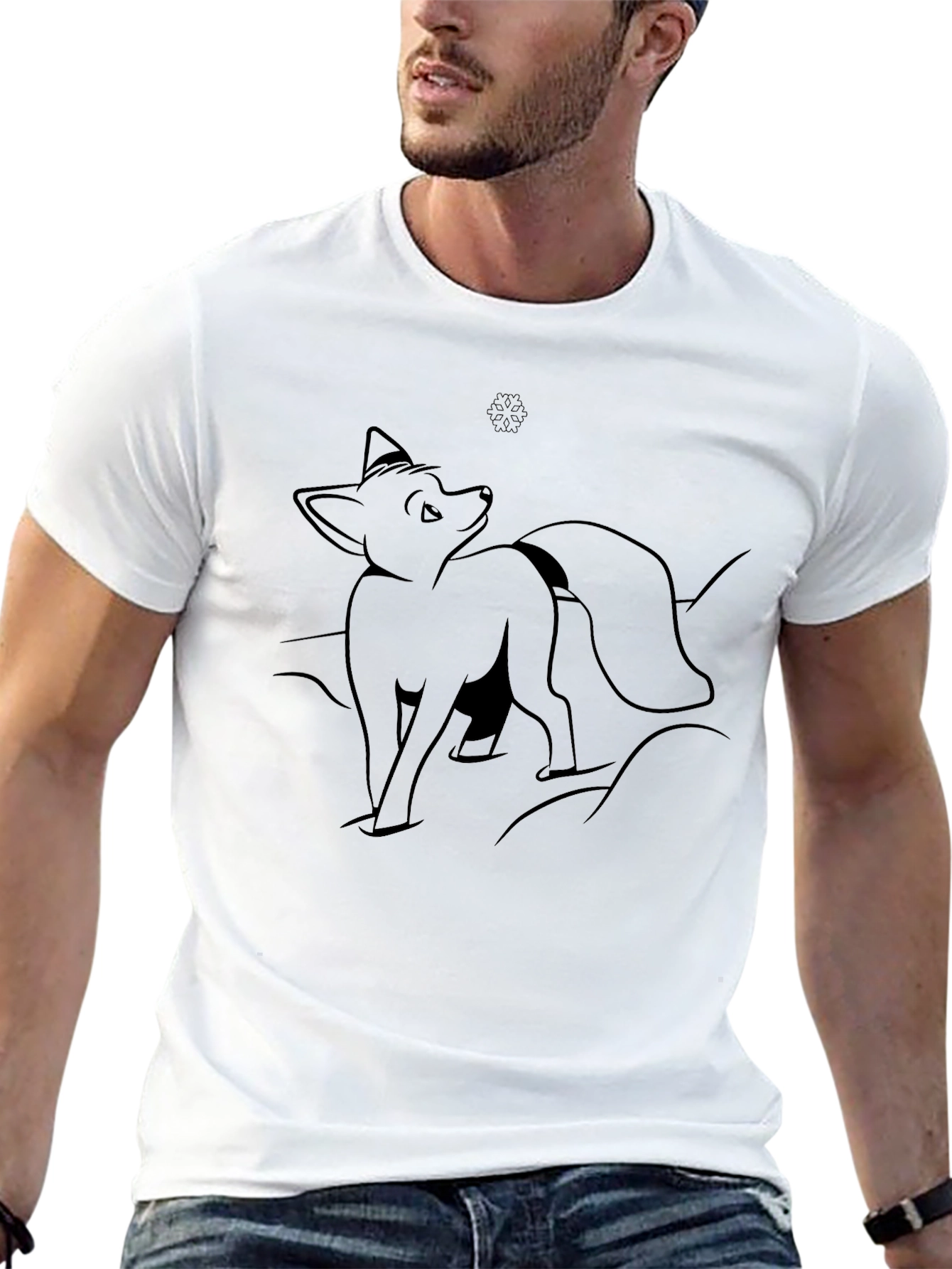 Fox Silhouette Black T-Shirt
