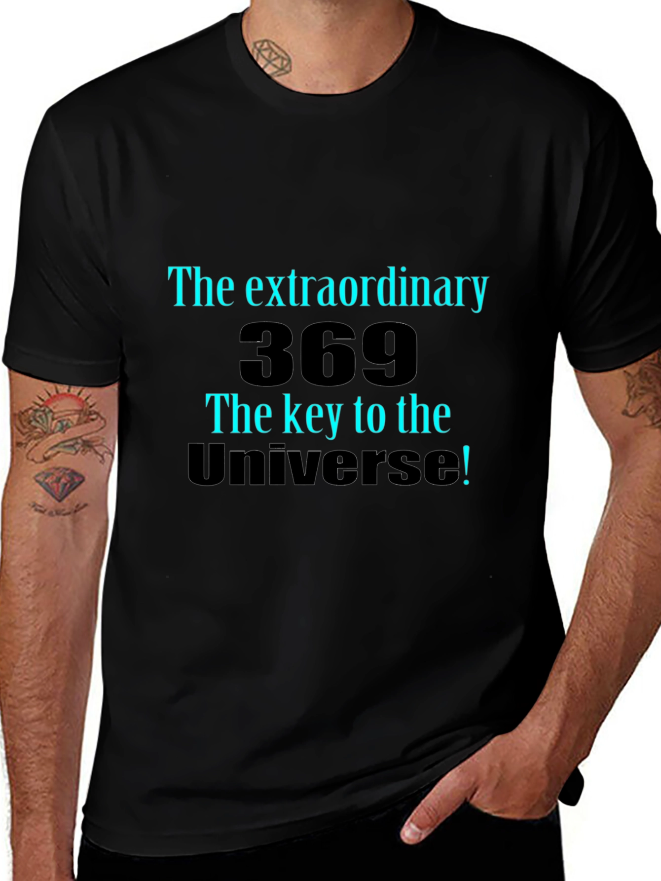 Extraordinary 369 Universe Black T-Shirt