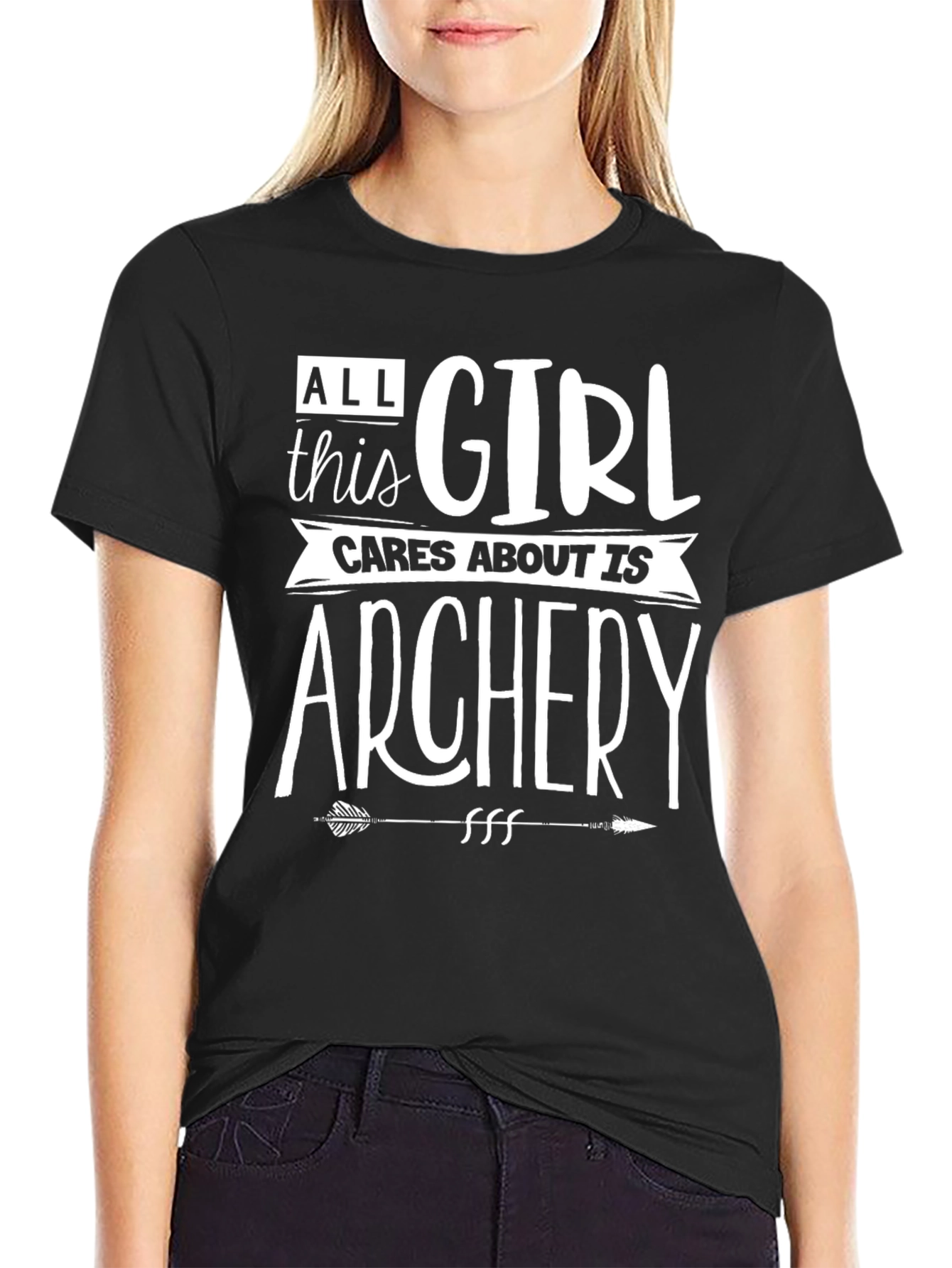 Archery Girl T-Shirt - Hobby Tee