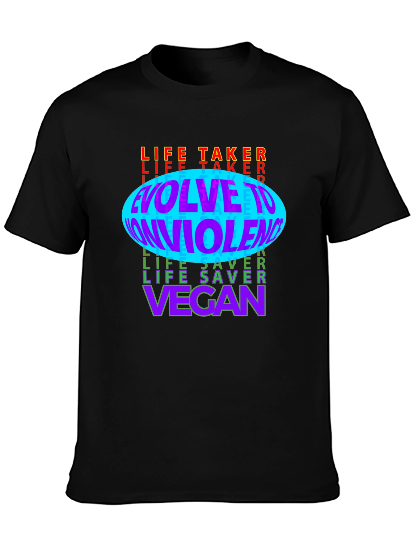 Evolve to Nonviolence Vegan Graphic Tee