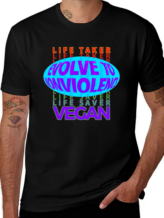 Evolve to Nonviolence Vegan Graphic Tee