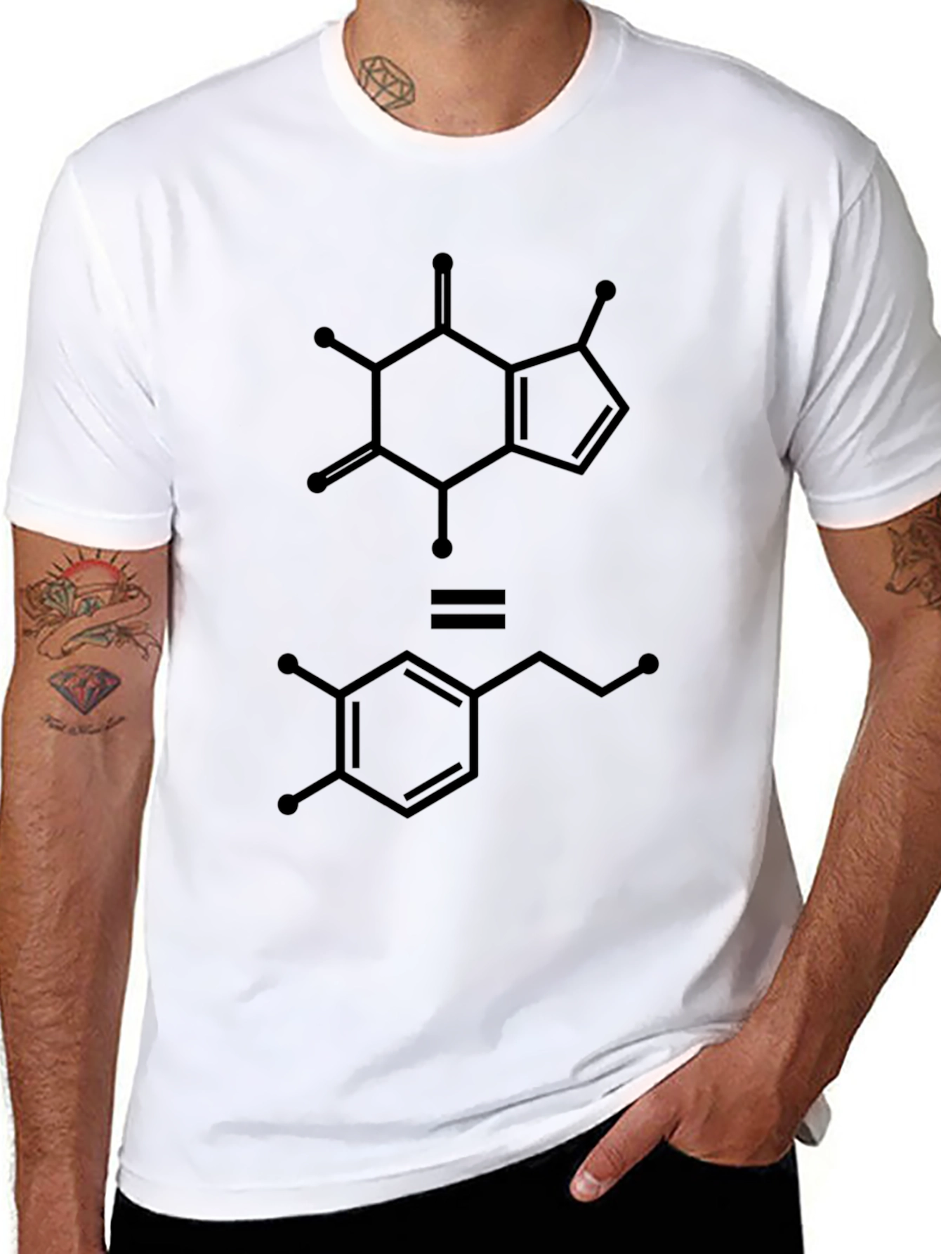 Caffeine Equals Dopamine T-Shirt - Black