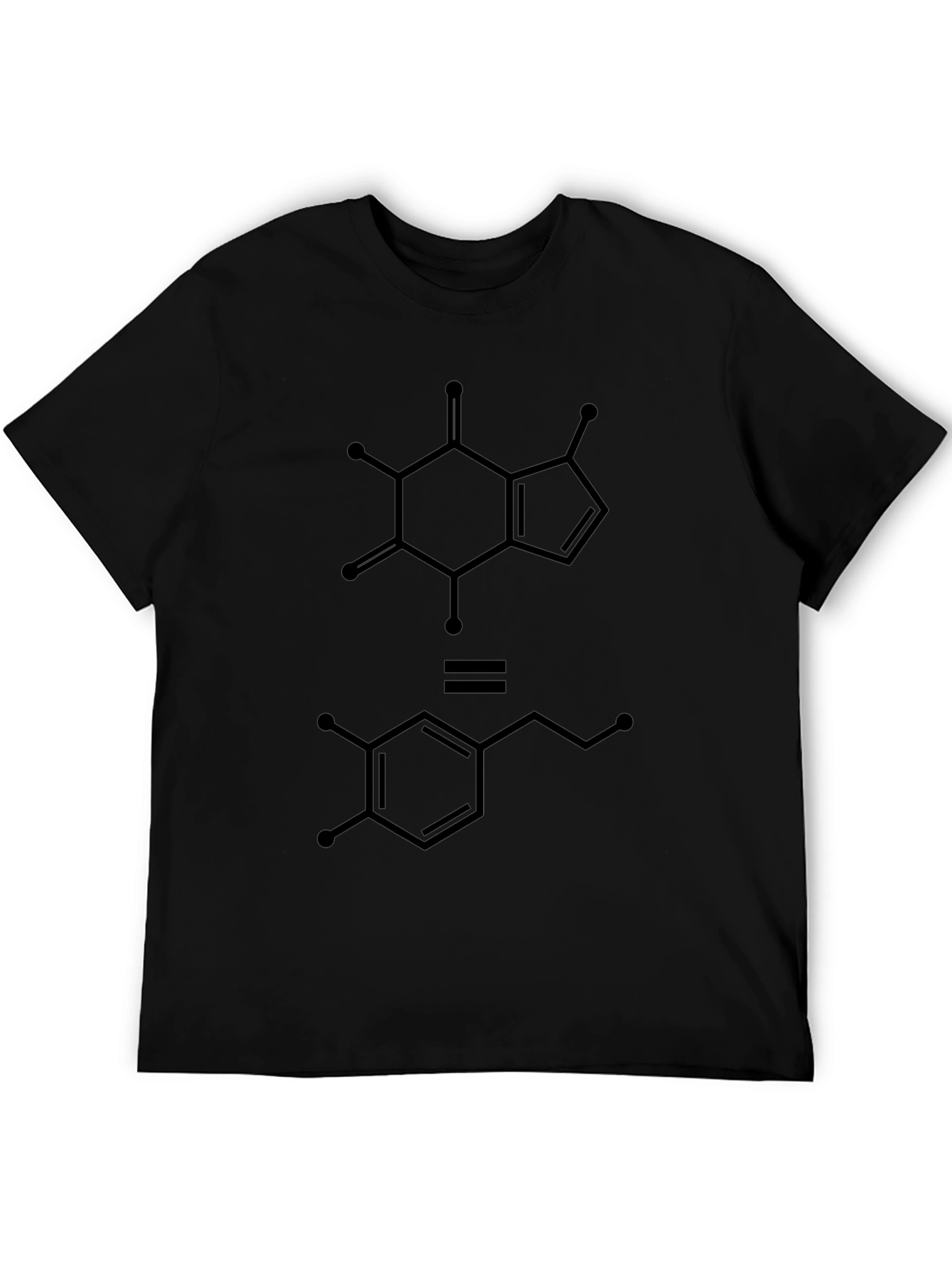 Caffeine Equals Dopamine T-Shirt - Black