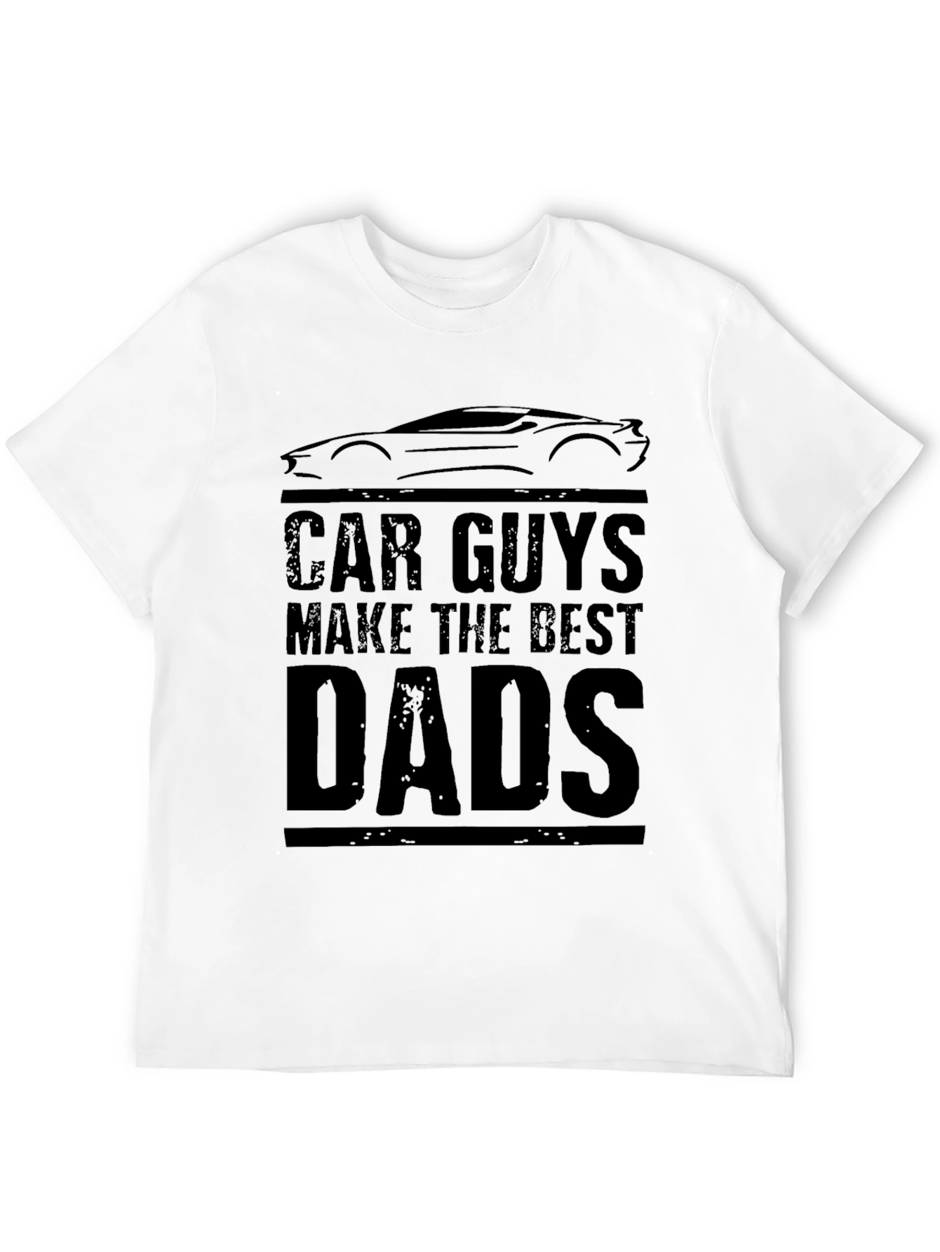 Car Guys Make The Best Dads Black T-Shirt