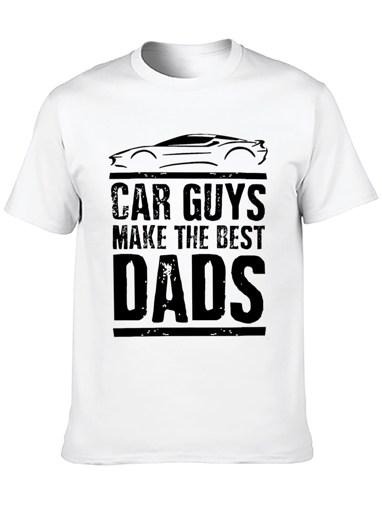 Car Guys Make The Best Dads Black T-Shirt