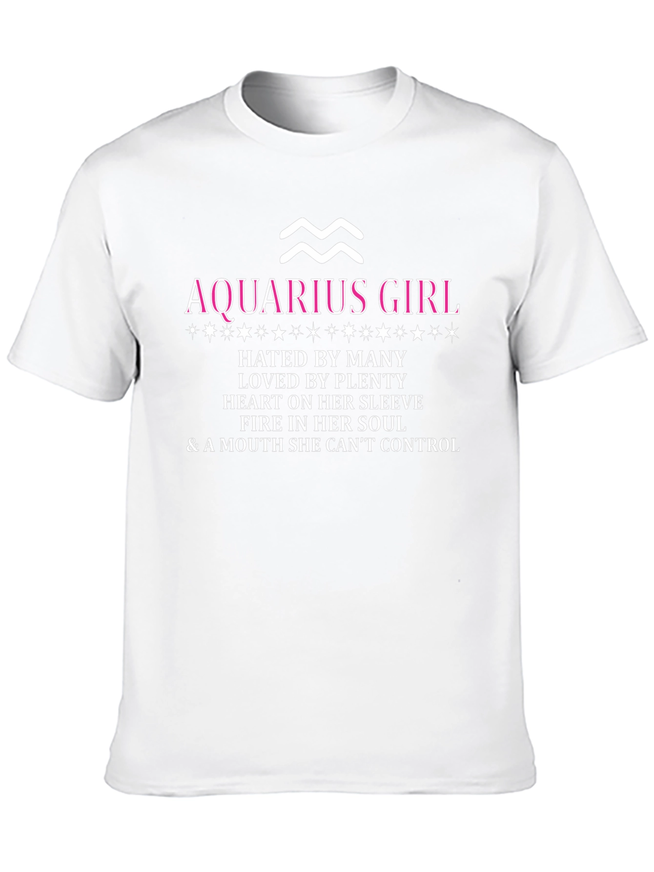 Aquarius Girl Zodiac T-Shirt