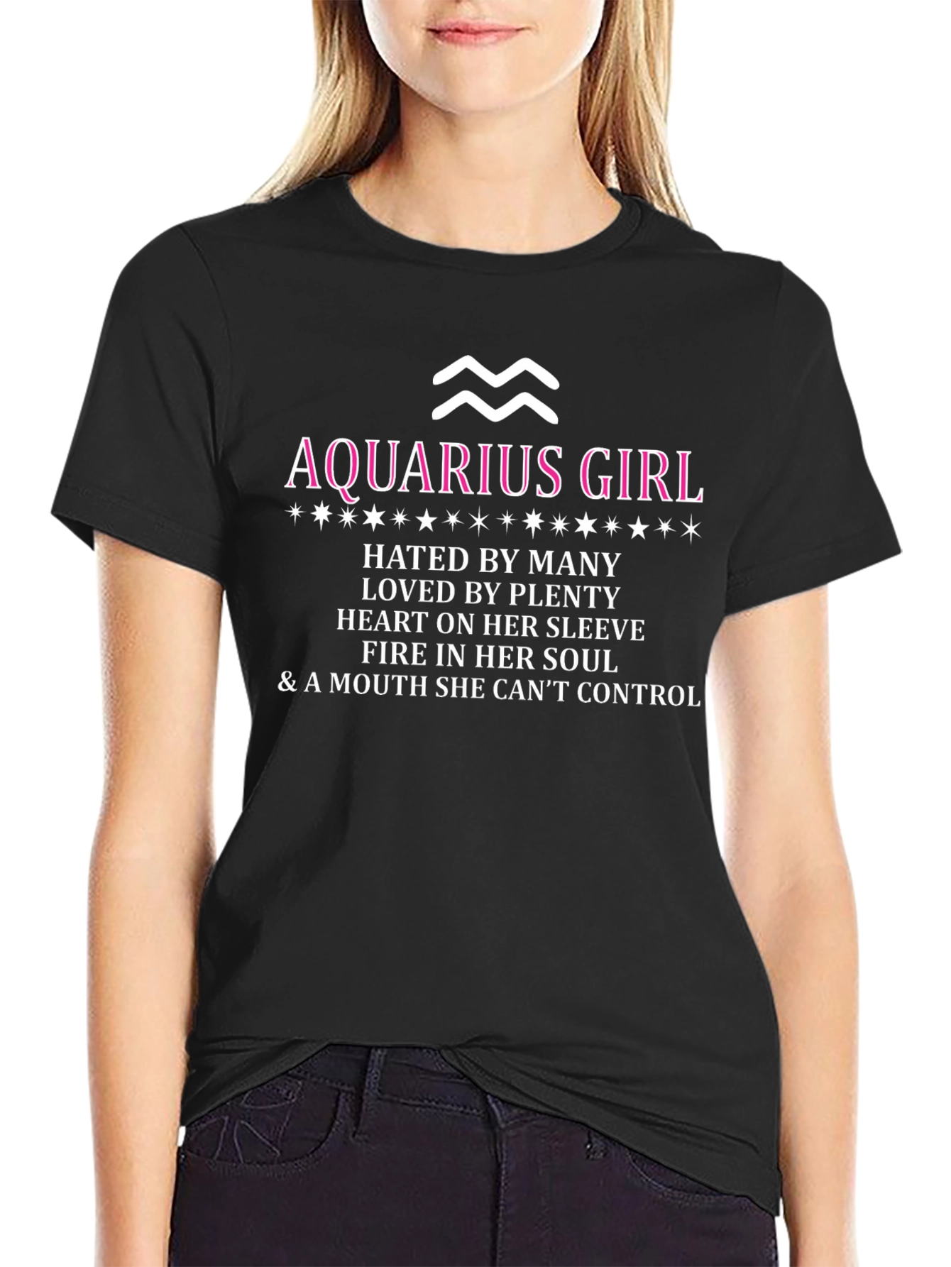 Aquarius Girl Zodiac T-Shirt