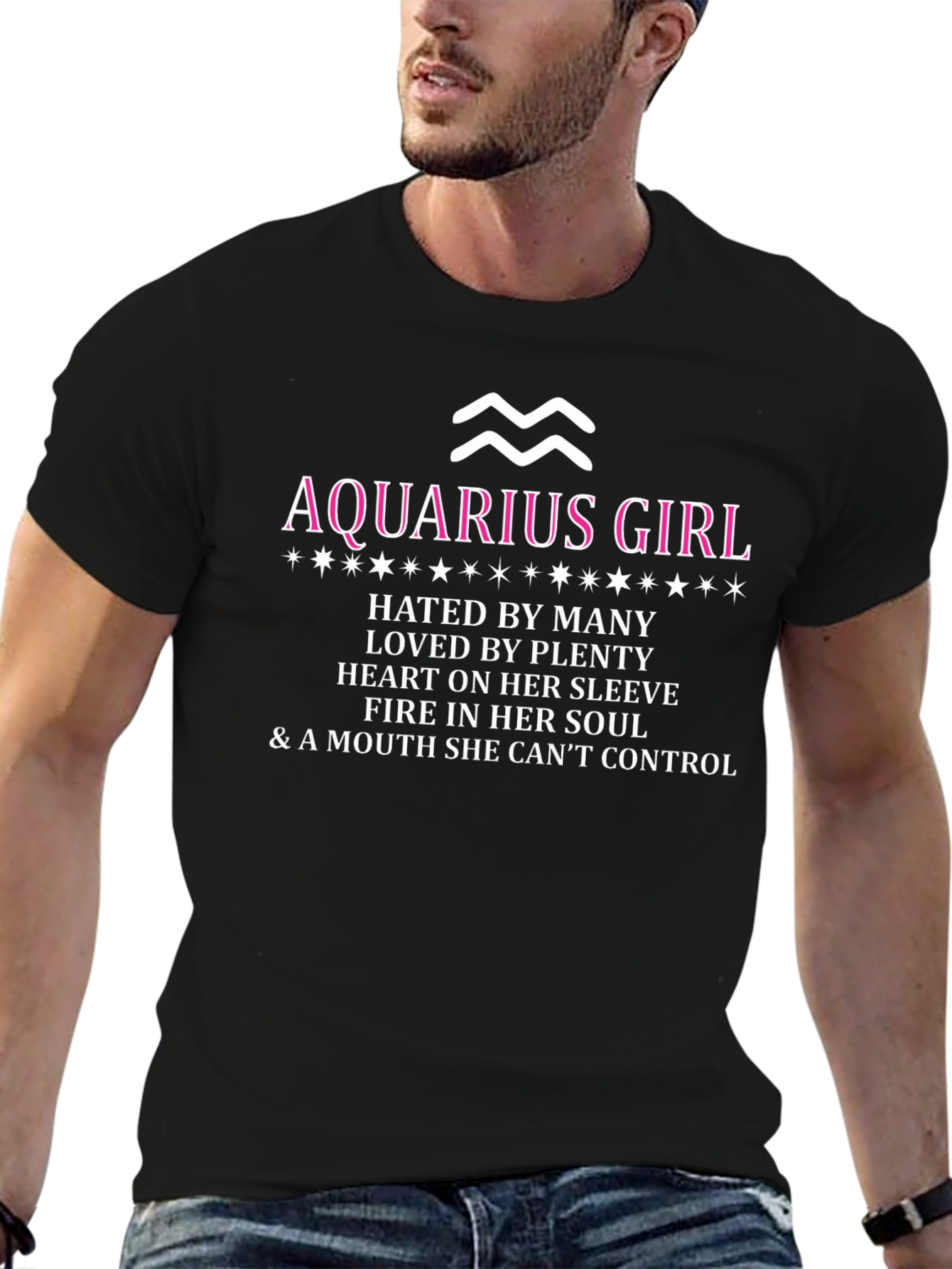 Aquarius Girl Zodiac T-Shirt