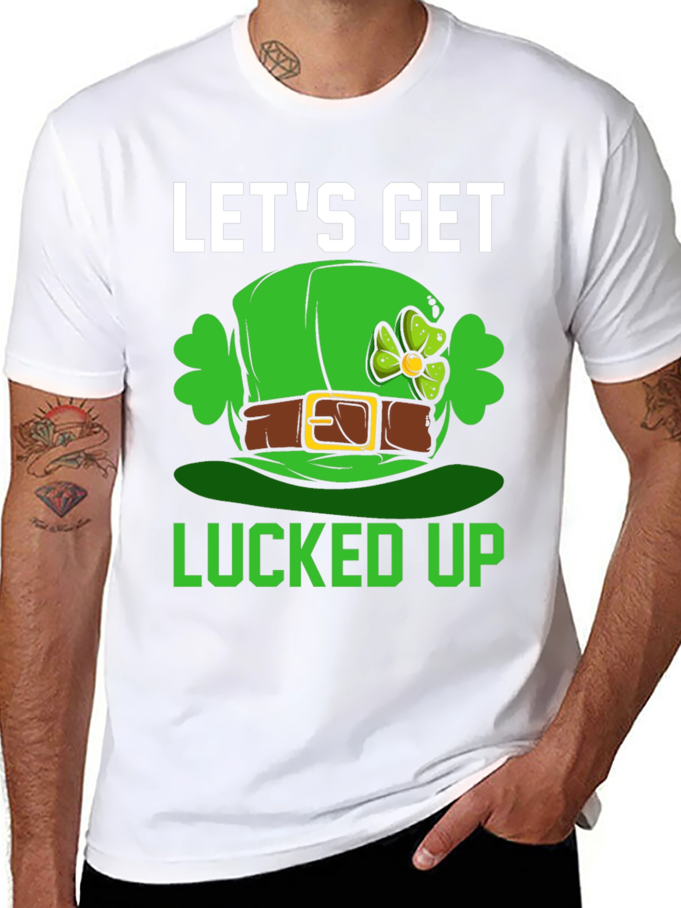 Lets Get Lucked Up St. Patricks Day T-Shirt