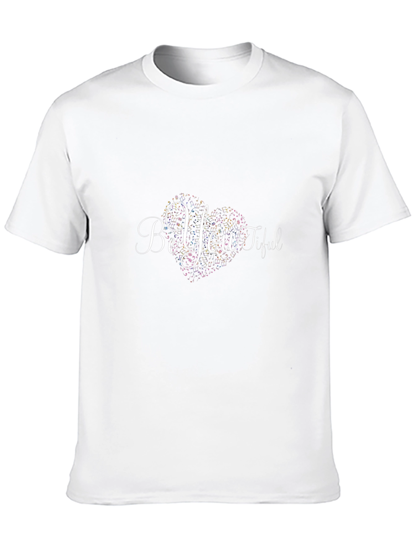 BeYOUtiful Black Tee - Inspirational Design