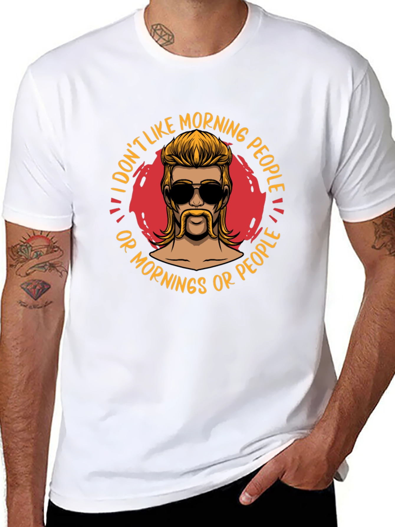 I Dont Like Morning People T-Shirt