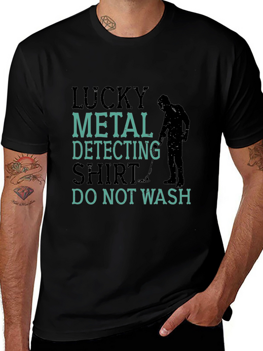 Lucky Metal Detecting Shirt - Funny Hobby Tee
