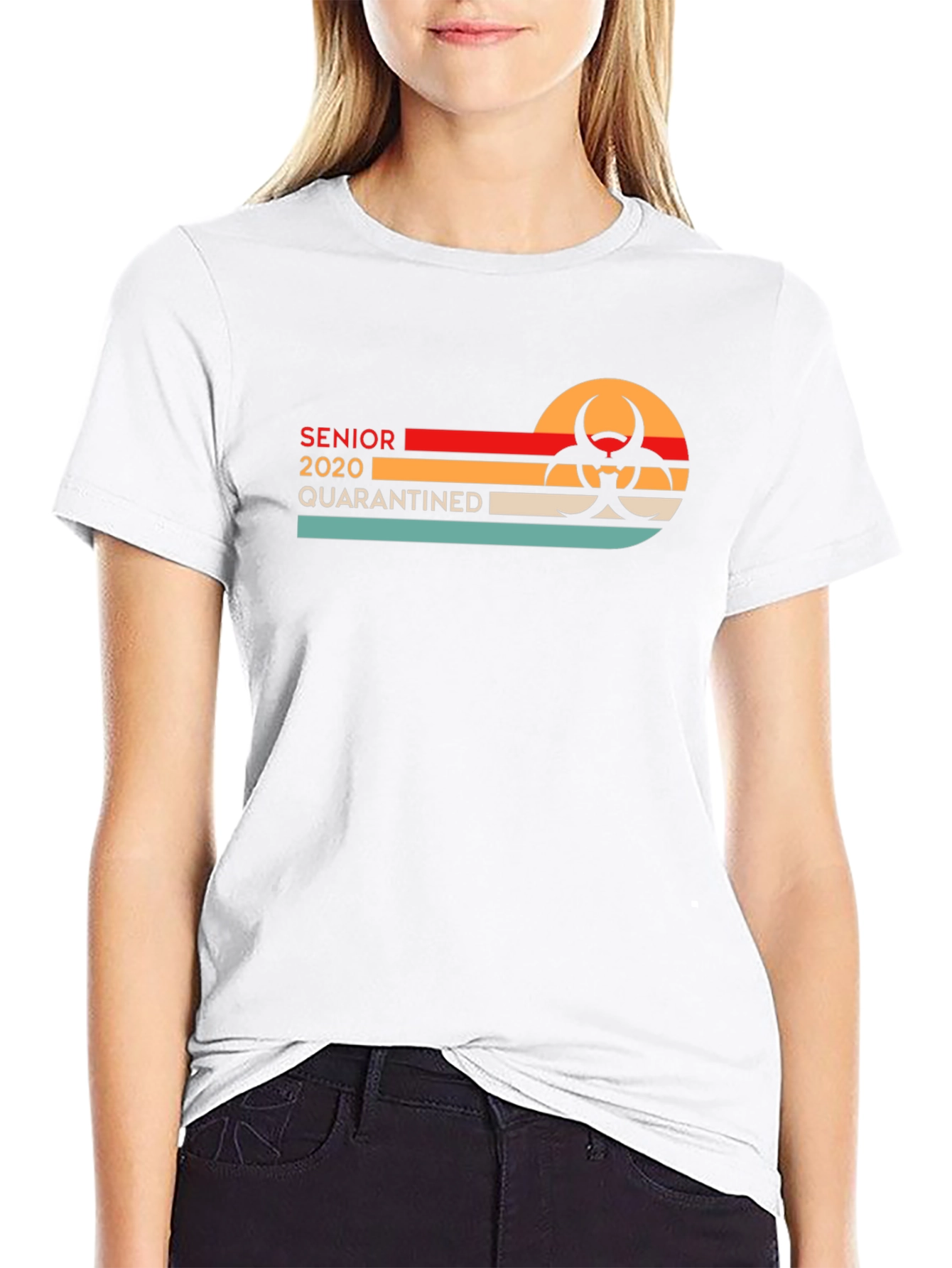 Senior 2020 Quarantined Retro T-Shirt