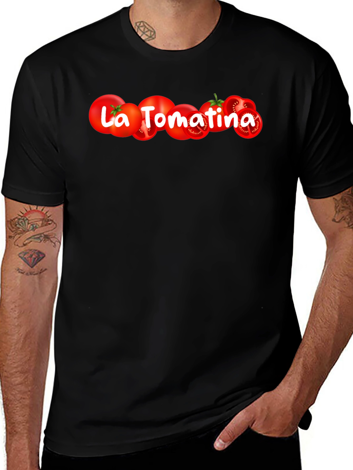 La Tomatina Tomato Festival Black T-Shirt