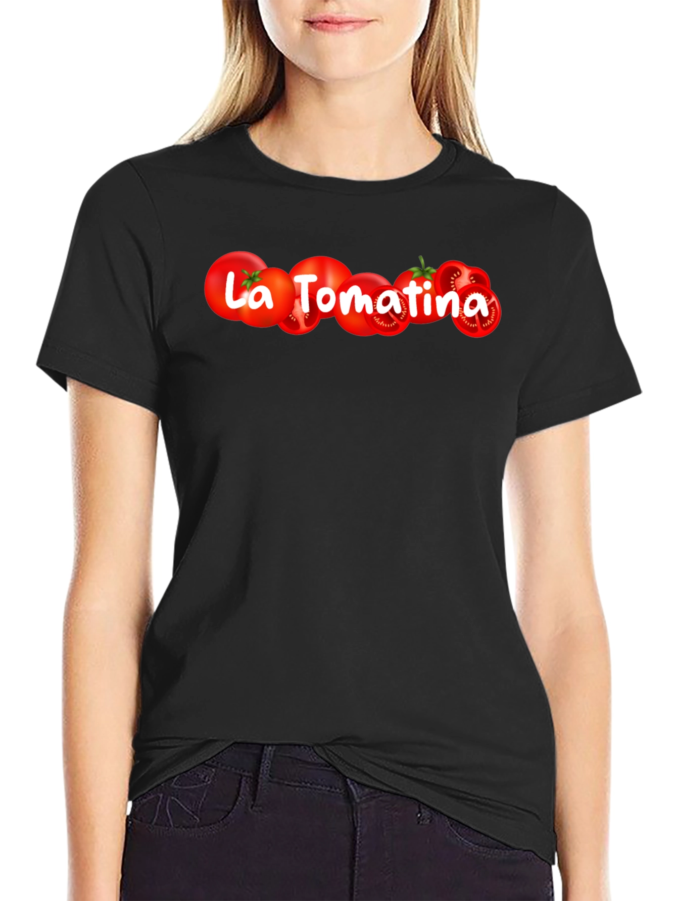 La Tomatina Tomato Festival Black T-Shirt