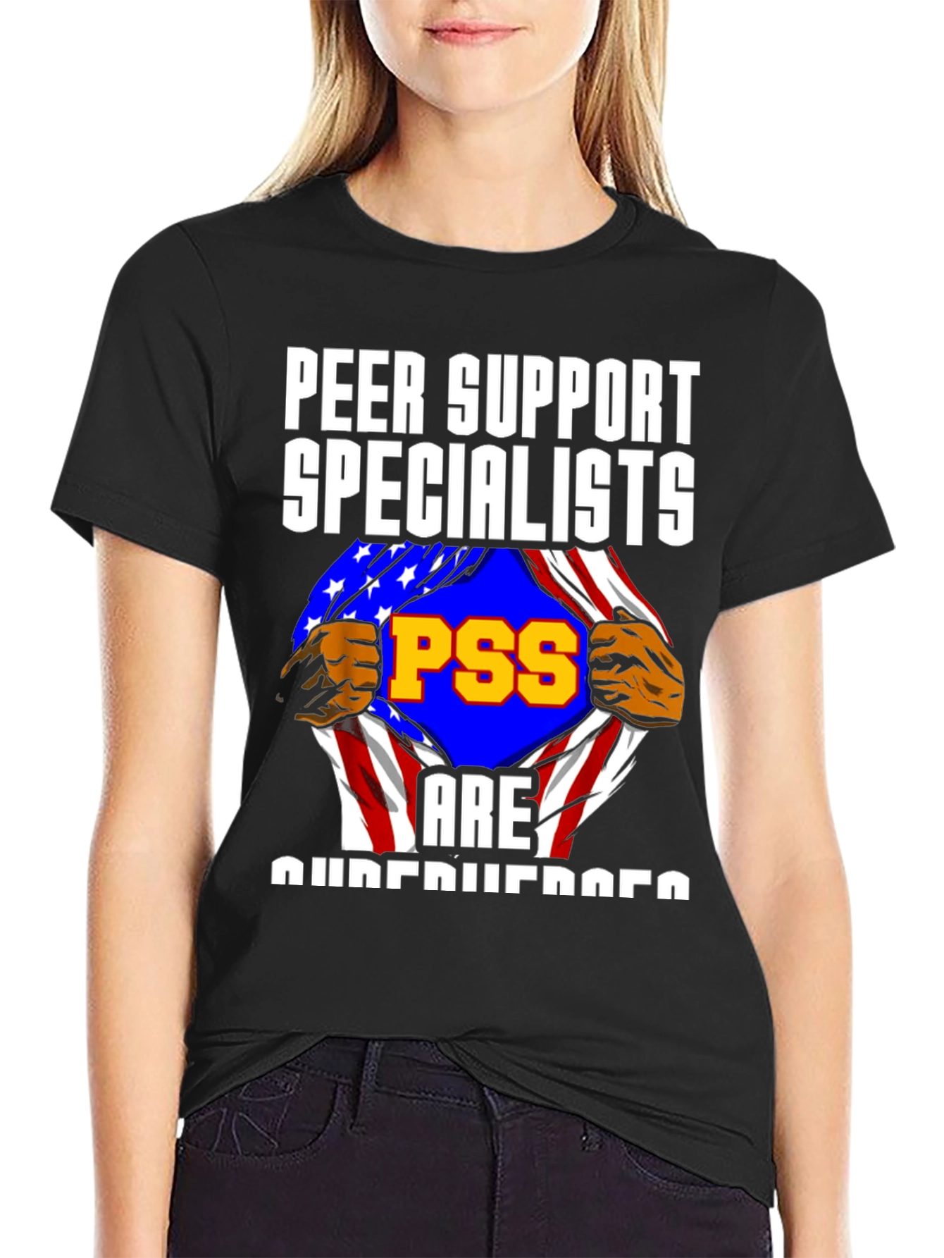 Peer Support Specialist Superhero T-Shirt
