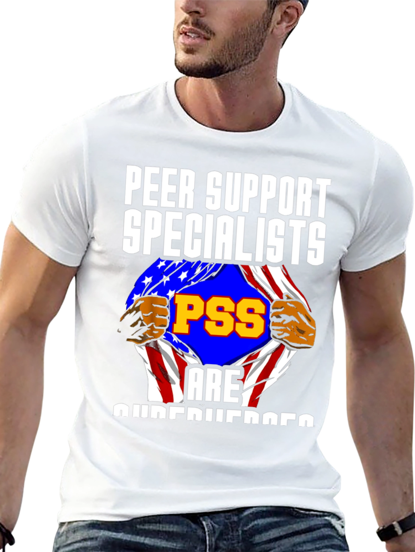 Peer Support Specialist Superhero T-Shirt