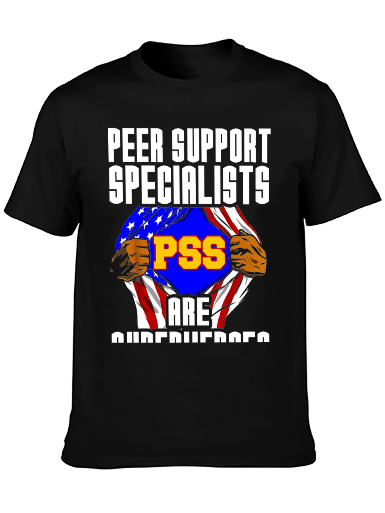 Peer Support Specialist Superhero T-Shirt