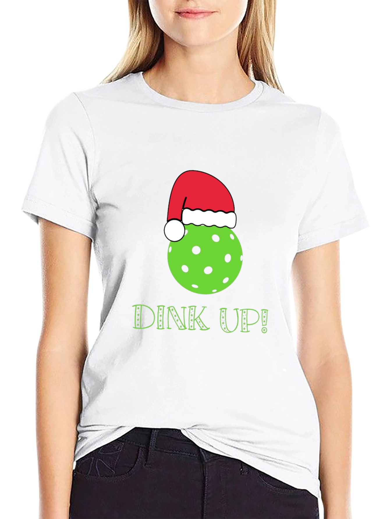 Dink Up Pickleball Christmas T-Shirt