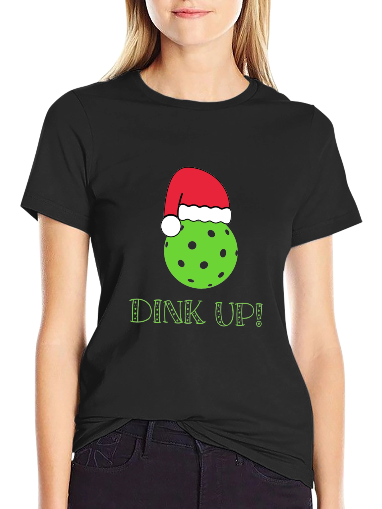 Dink Up Pickleball Christmas T-Shirt