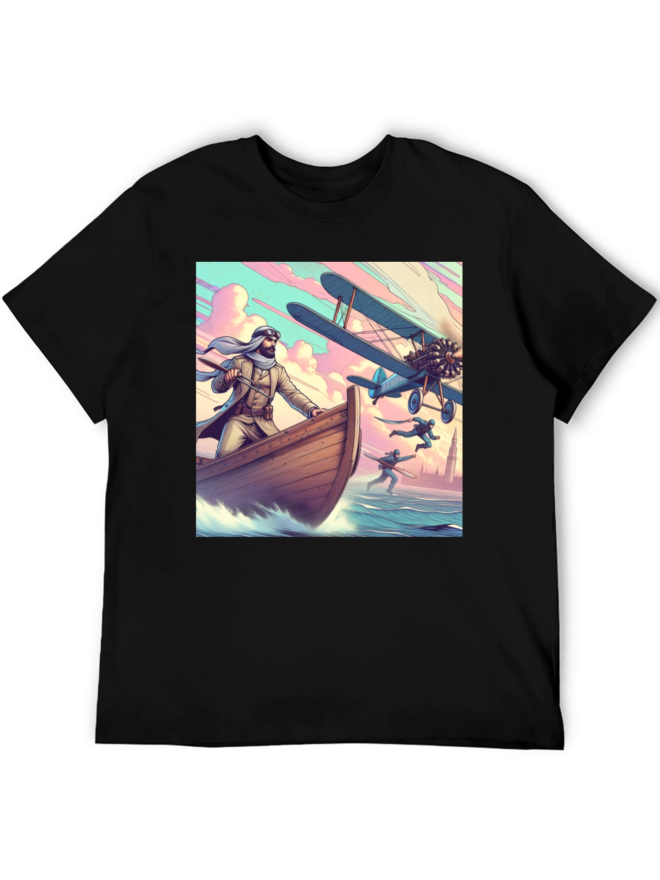 Adventure Print T-Shirt - Unique Graphic Tee