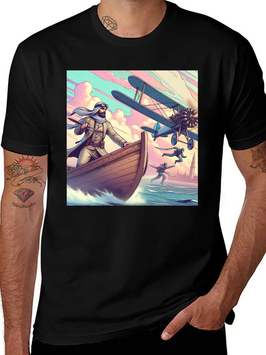 Adventure Print T-Shirt - Unique Graphic Tee
