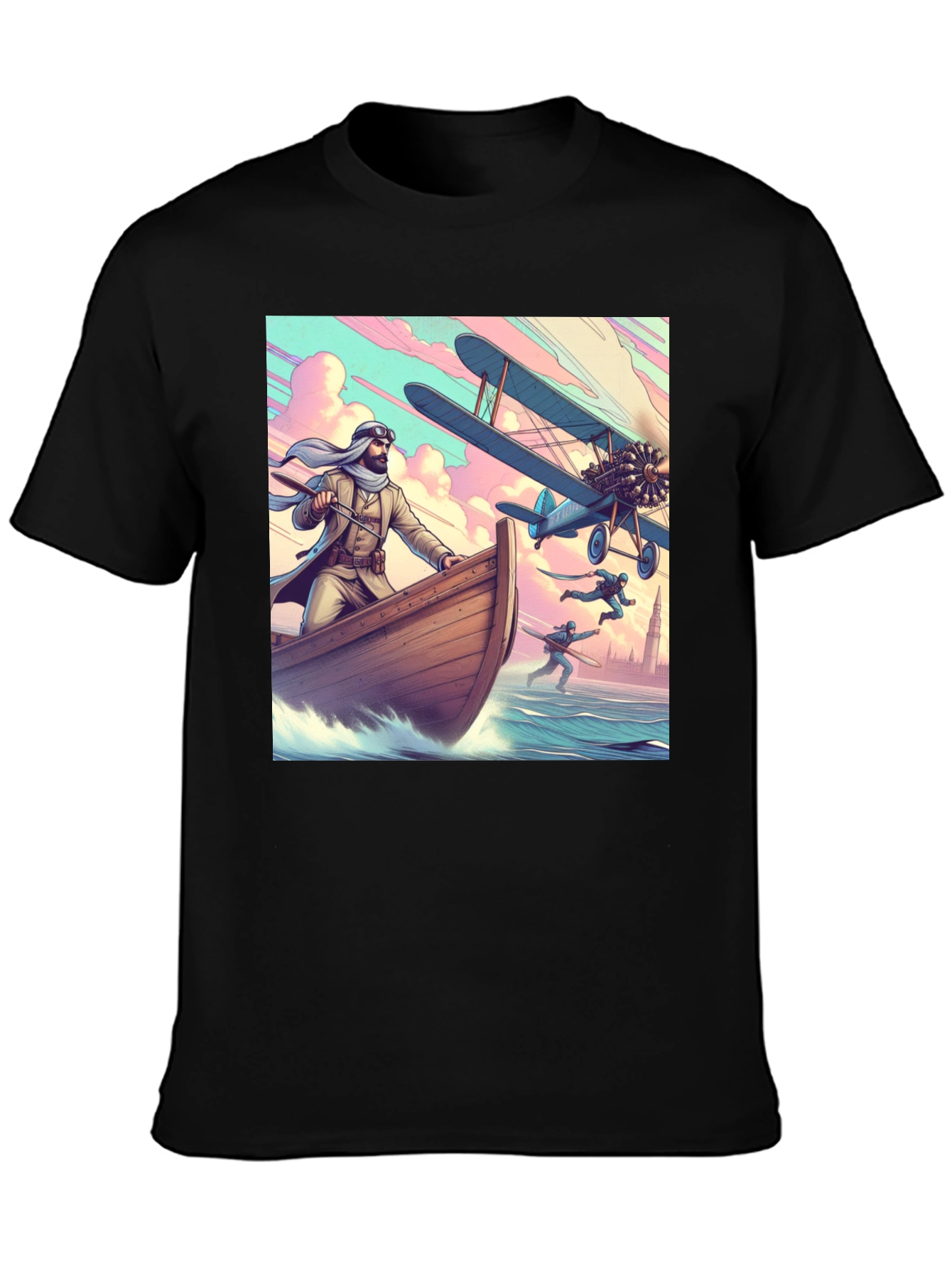 Adventure Print T-Shirt - Unique Graphic Tee