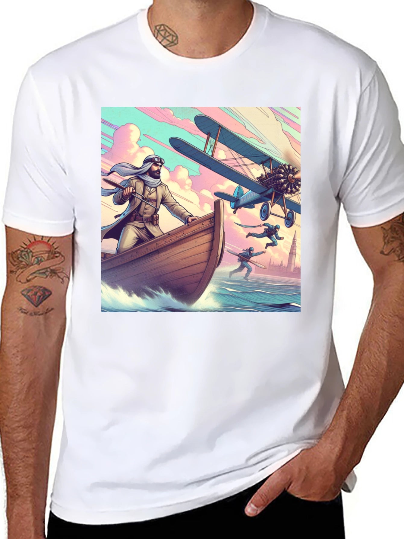 Adventure Print T-Shirt - Unique Graphic Tee