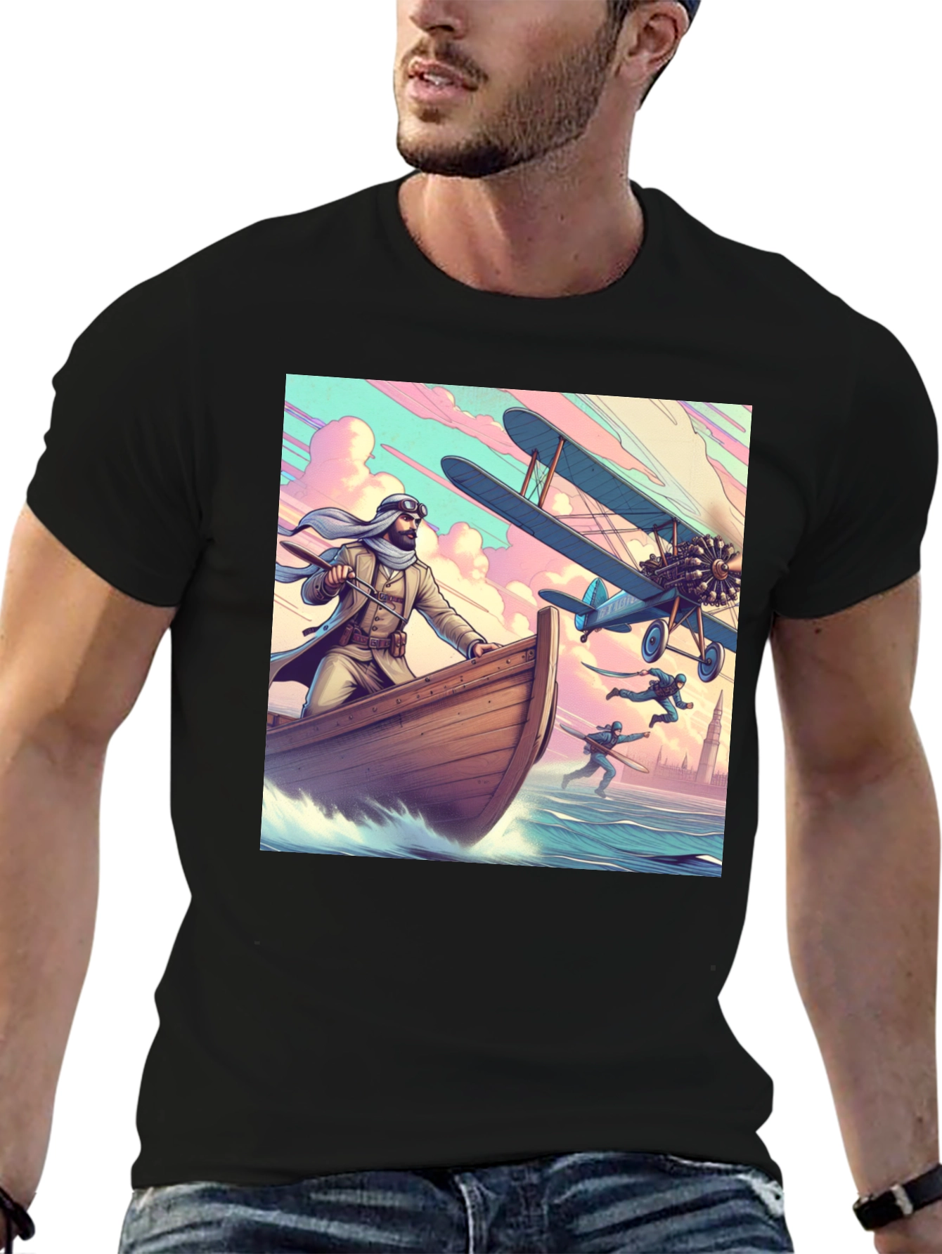 Adventure Print T-Shirt - Unique Graphic Tee