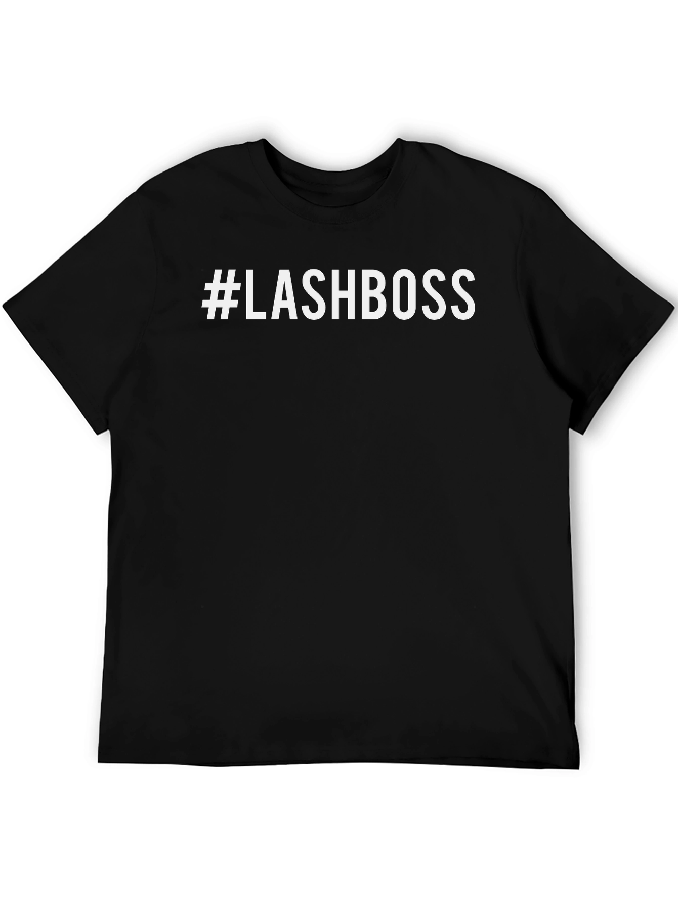 #LashBoss Graphic Tee - Stylish Unisex Black T-Shirt