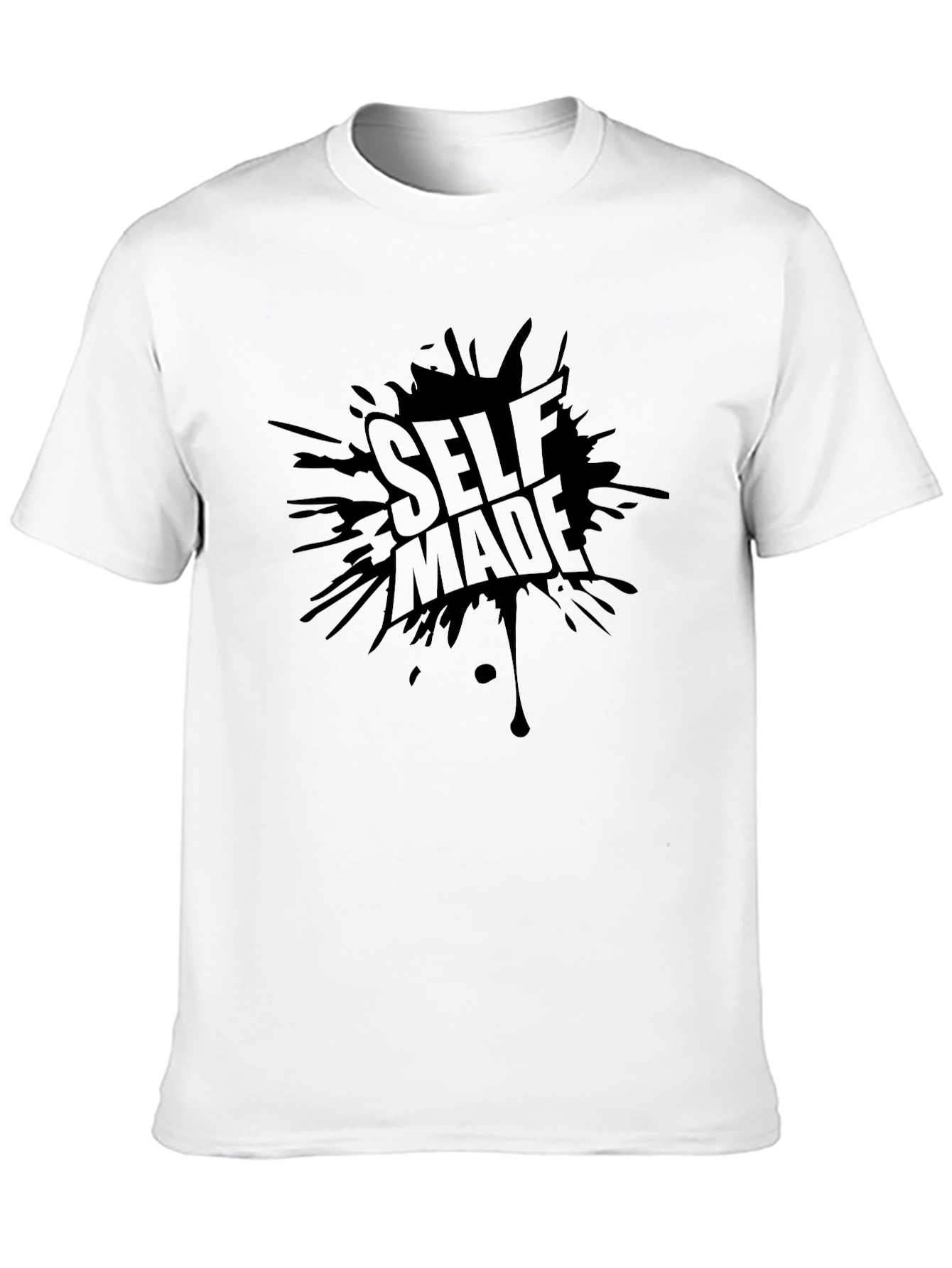 Self Made Graphic Black T-Shirt
