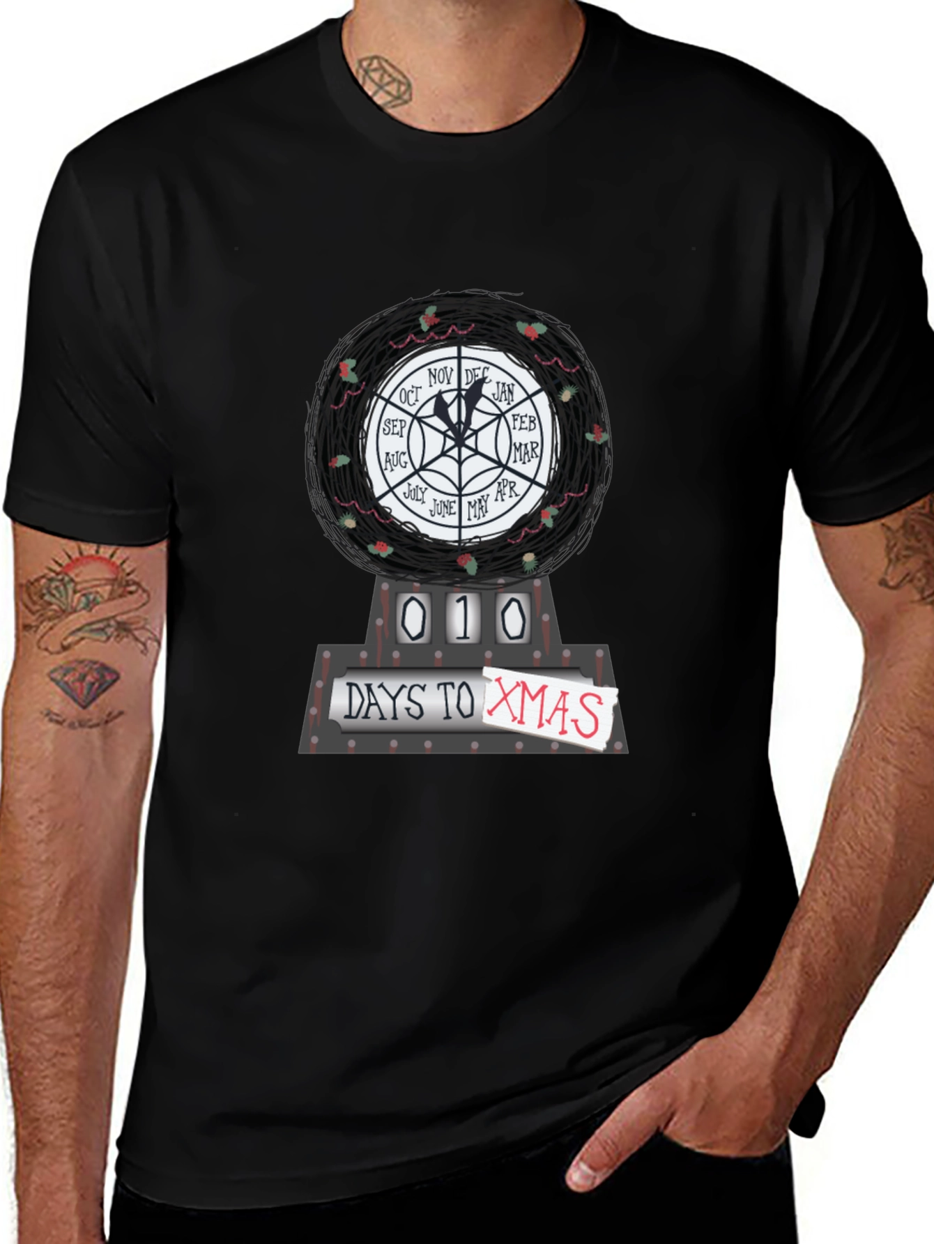 Countdown to Christmas T-Shirt - Novelty Holiday Apparel