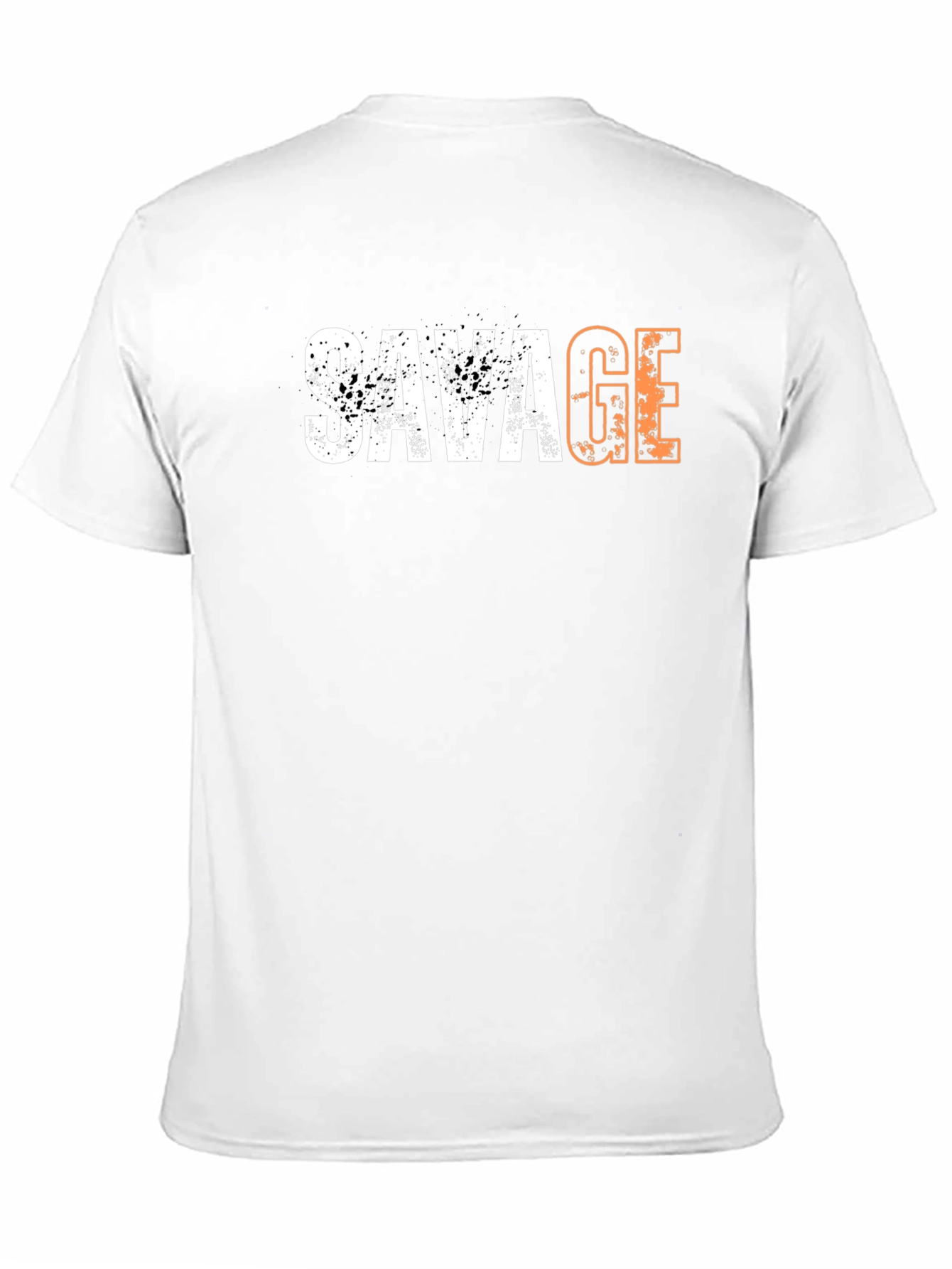 Savage Graphic Print Black T-Shirt