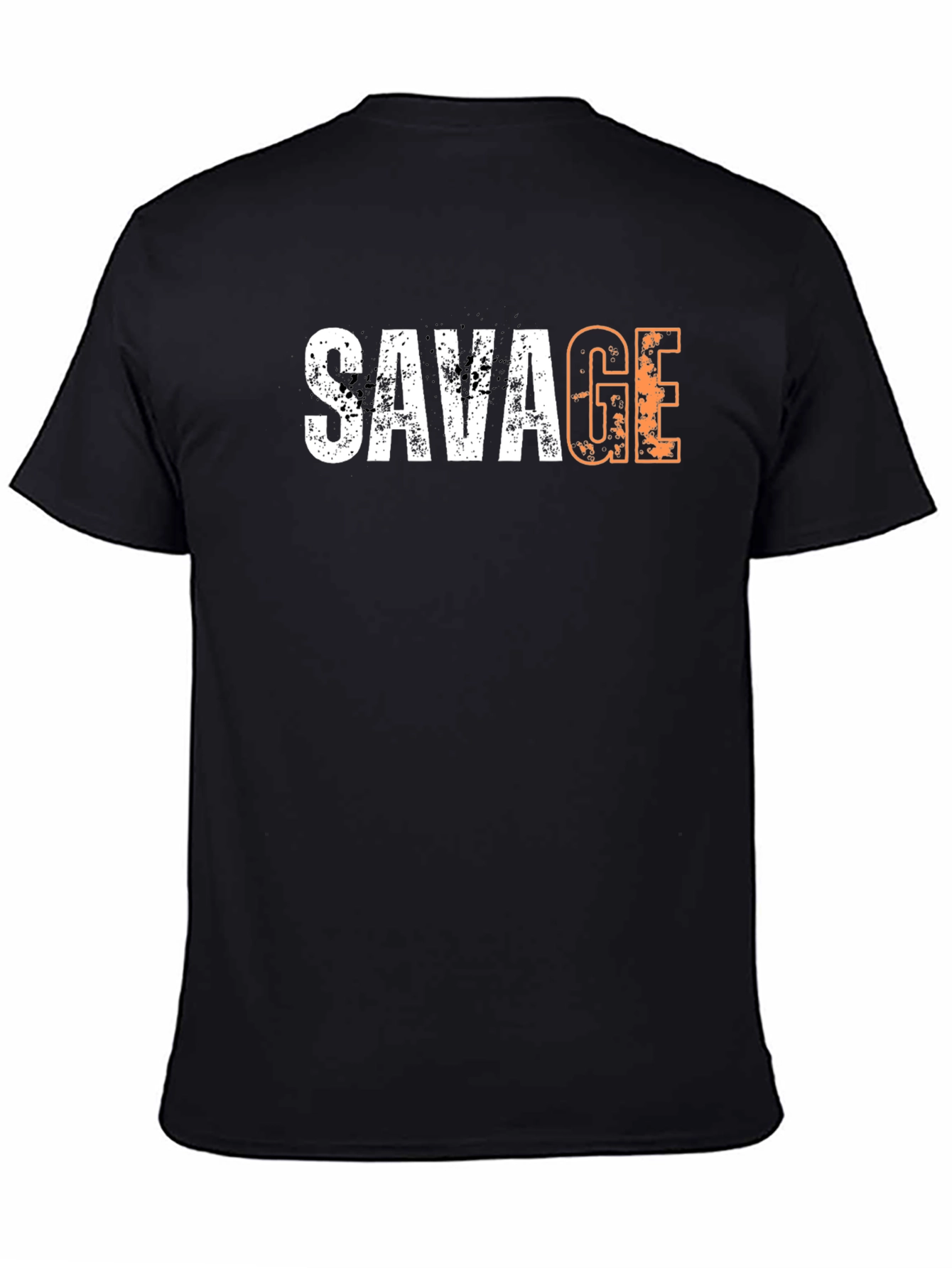 Savage Graphic Print Black T-Shirt