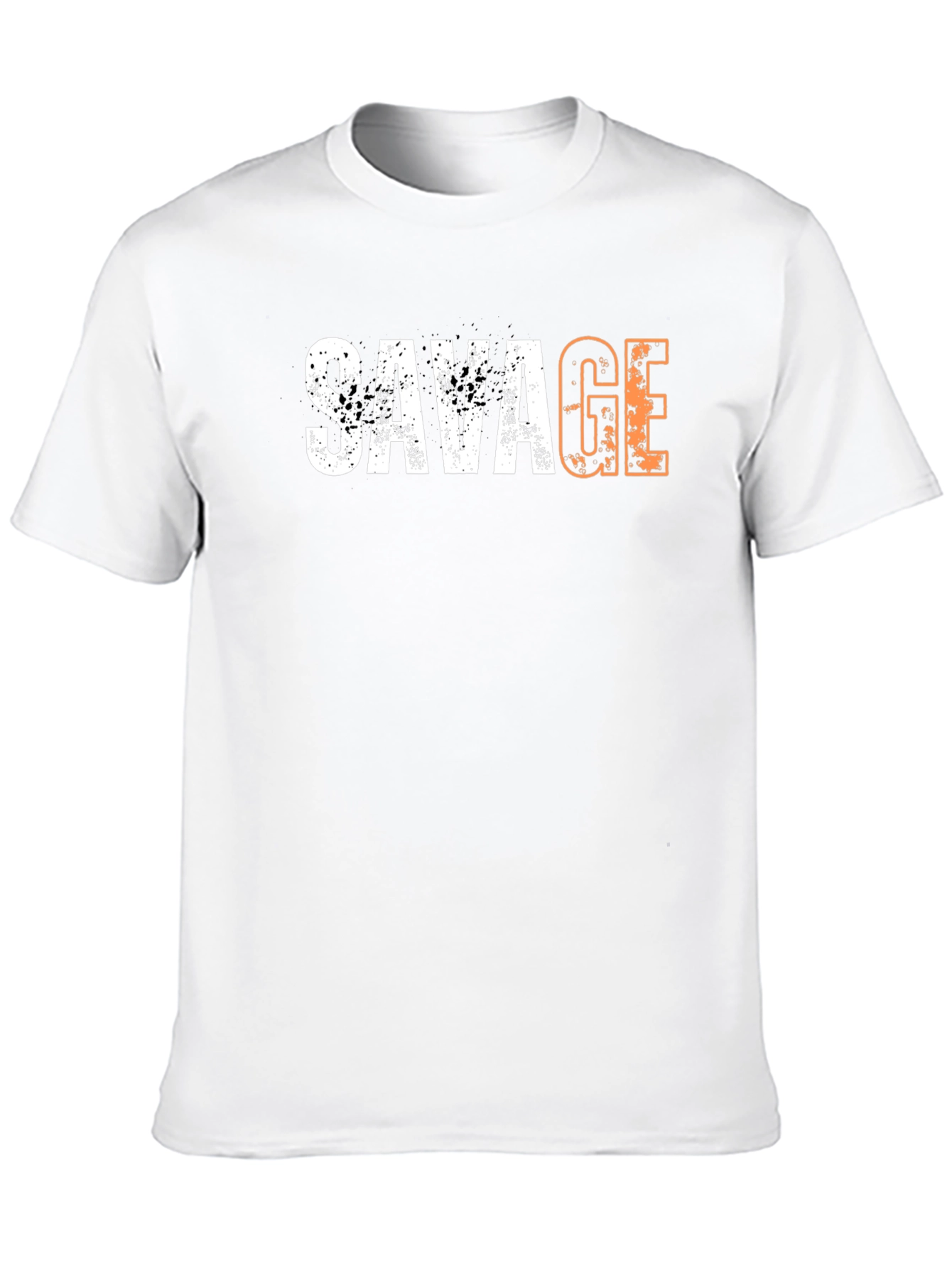 Savage Graphic Print Black T-Shirt