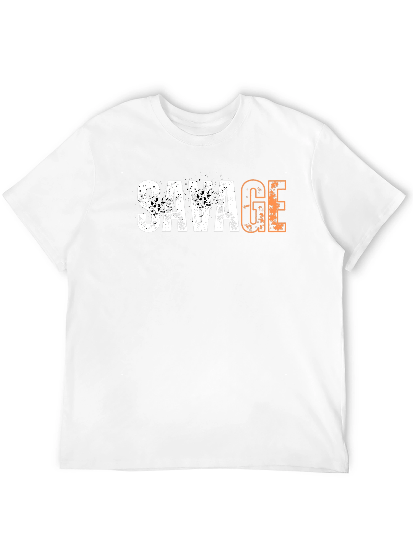 Savage Graphic Print Black T-Shirt